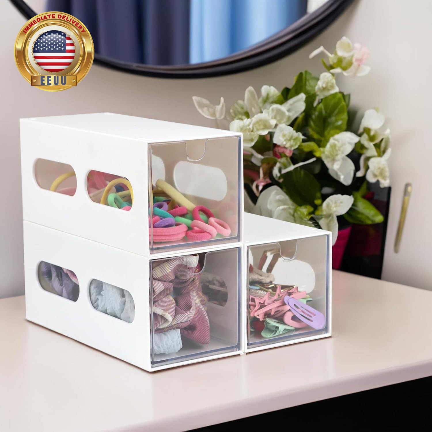 Drawer Organizer Desktop Office Supplies Desk Organizer and Storage Stationary M