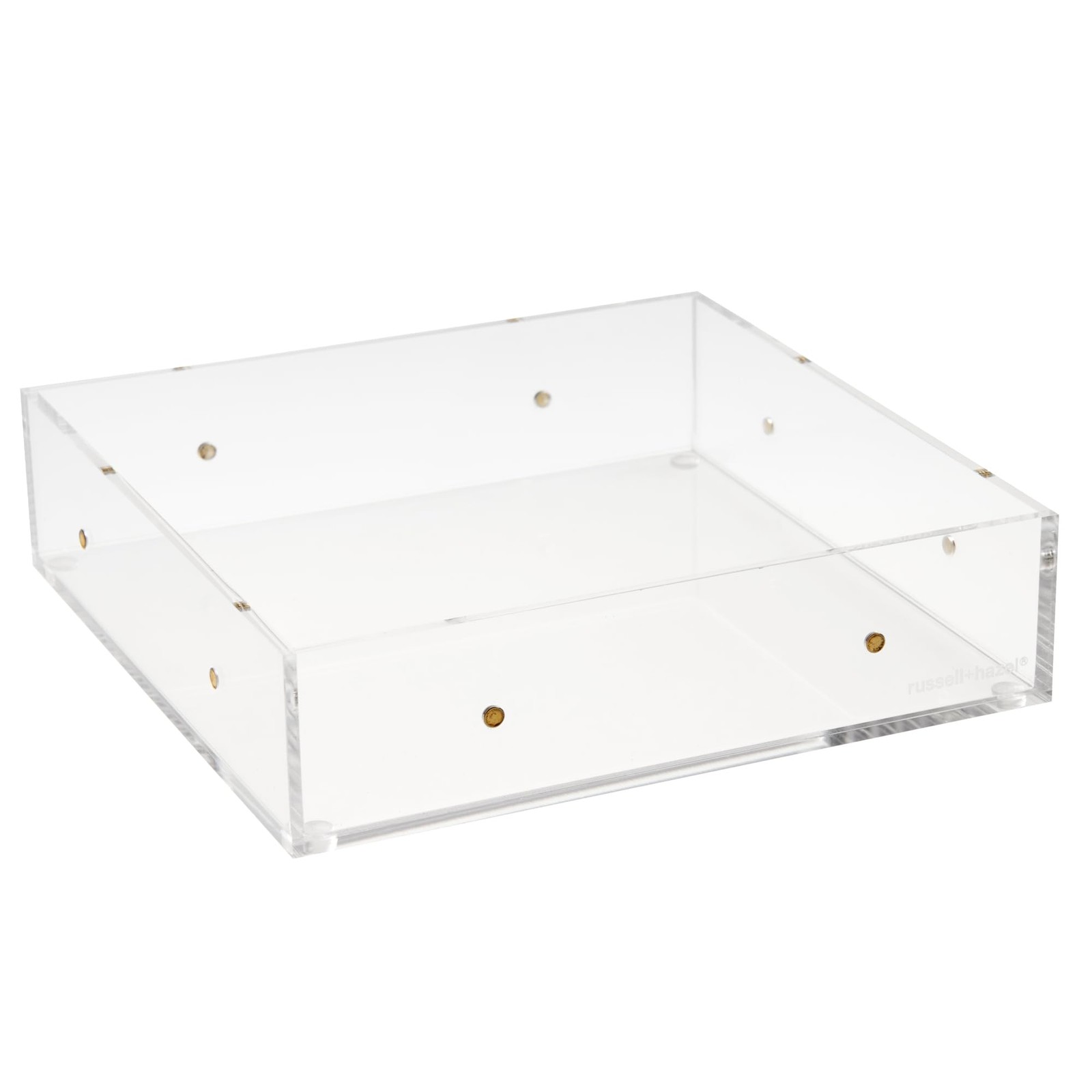 Large Acrylic Drawer Bloc 6×6 Inch Desktop Organization Clear 98144 1 PCS