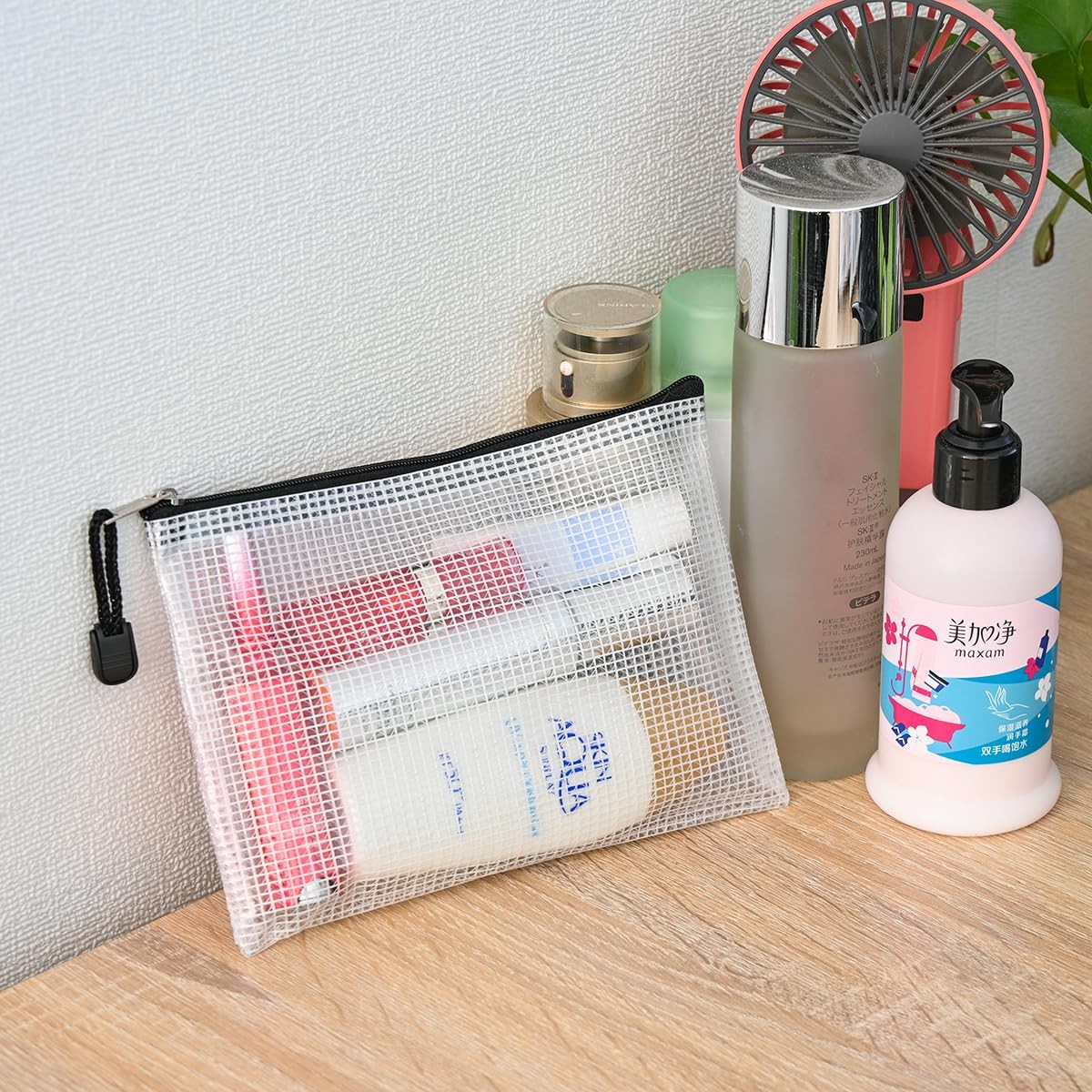 20pcs Mesh Zipper Pouch Bags, Multipurpose Waterproof Organization Storage Ba…