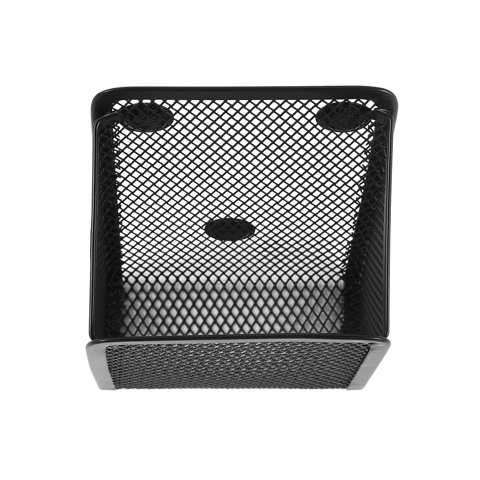 Stainless Steel Pen Basket, Magnetic Utensil Storage, Locker Office, Black