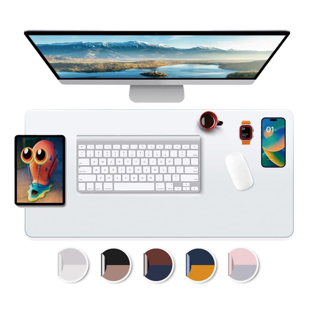 17×24 inch Office PVC Desk Pad Clear Plastic inch, 1-clear Color