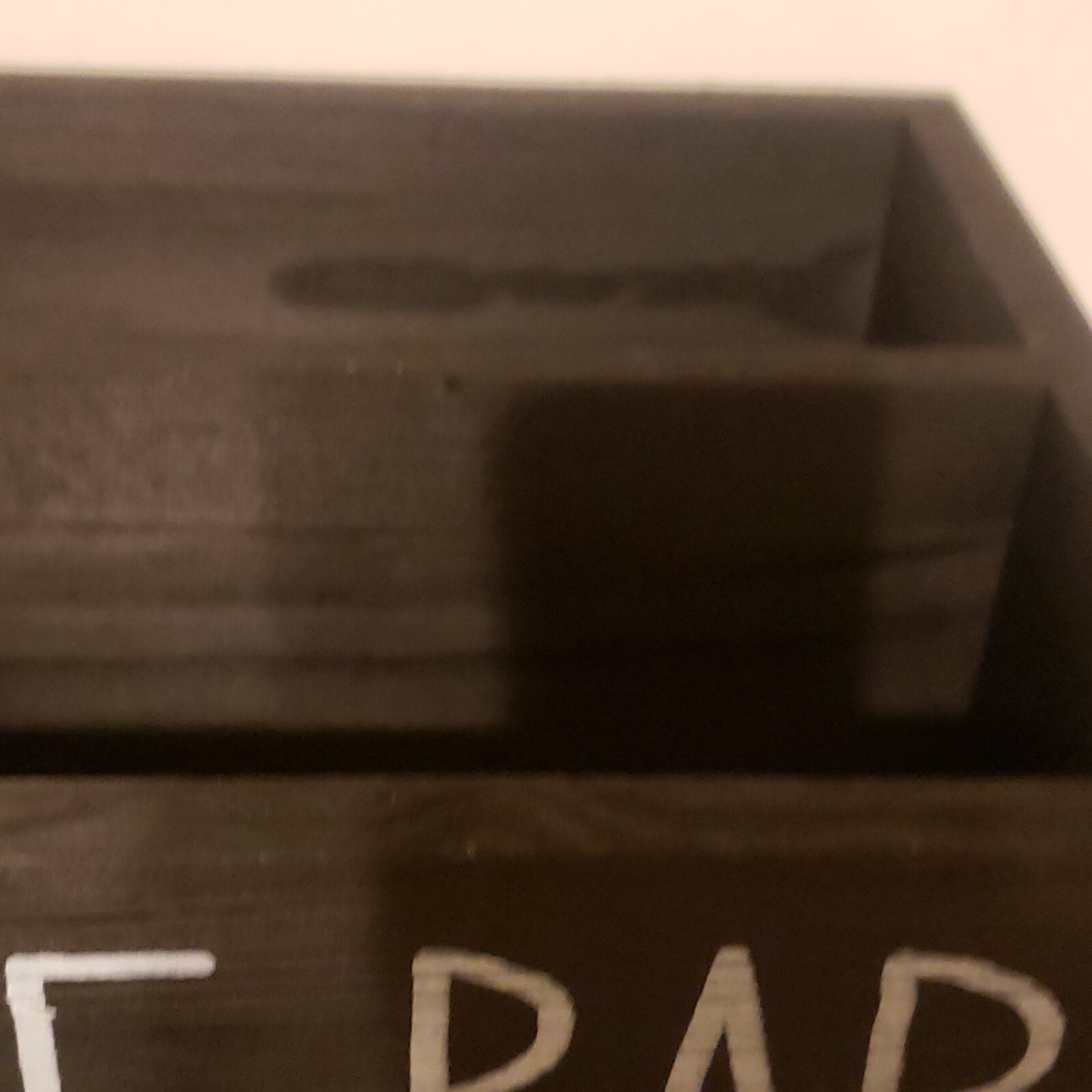 “Coffee Bar” Rustic Wooden Coffee Organizer 12x8x3 Art Deco Storage Display