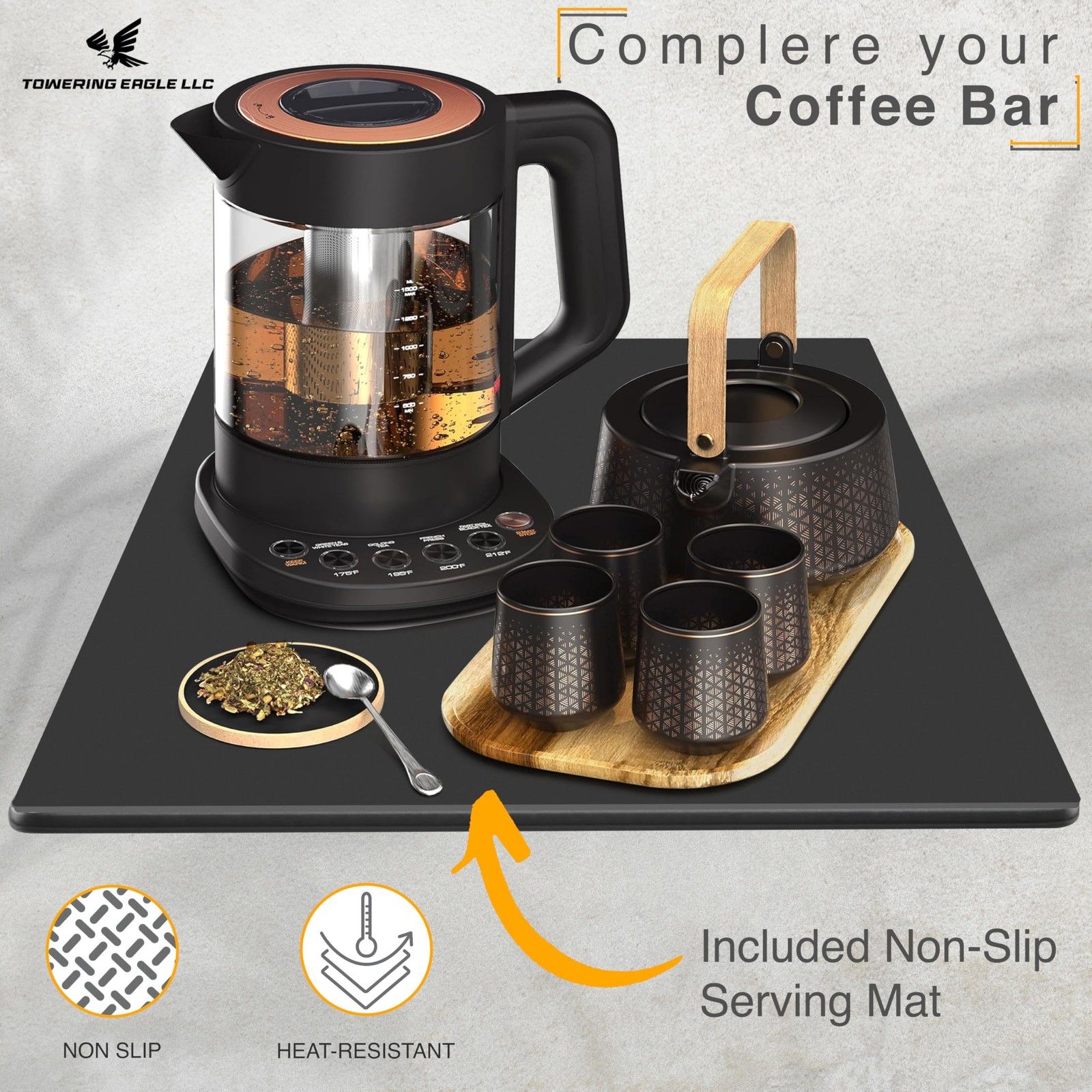 Coffee Bar Organizer for Countertop, K Cup Holder, K Drawer CBO-001