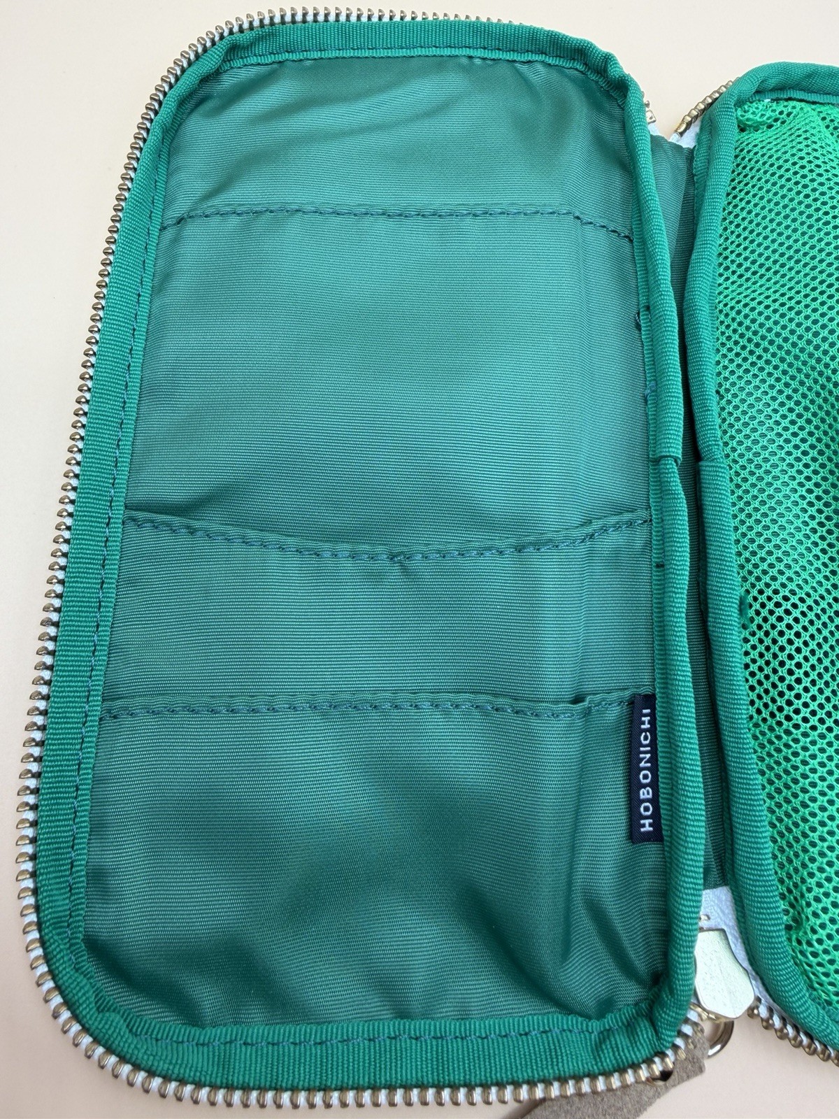 Hobonichi Small Drawer Pouch Bow & Tie Cactus Zip Organizer Wristlet Case