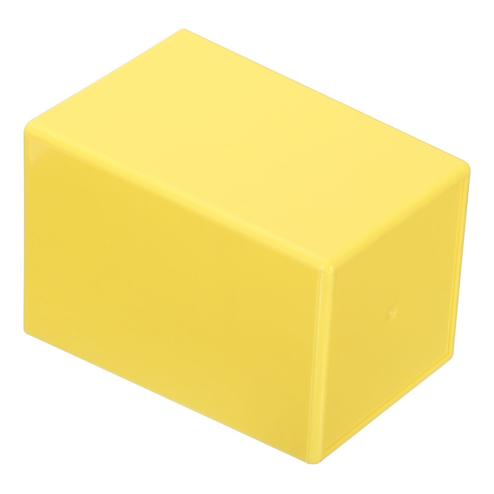 Holder Plastic Pen Makeup Brush Holder Cup Storage Square Organizer Yellow