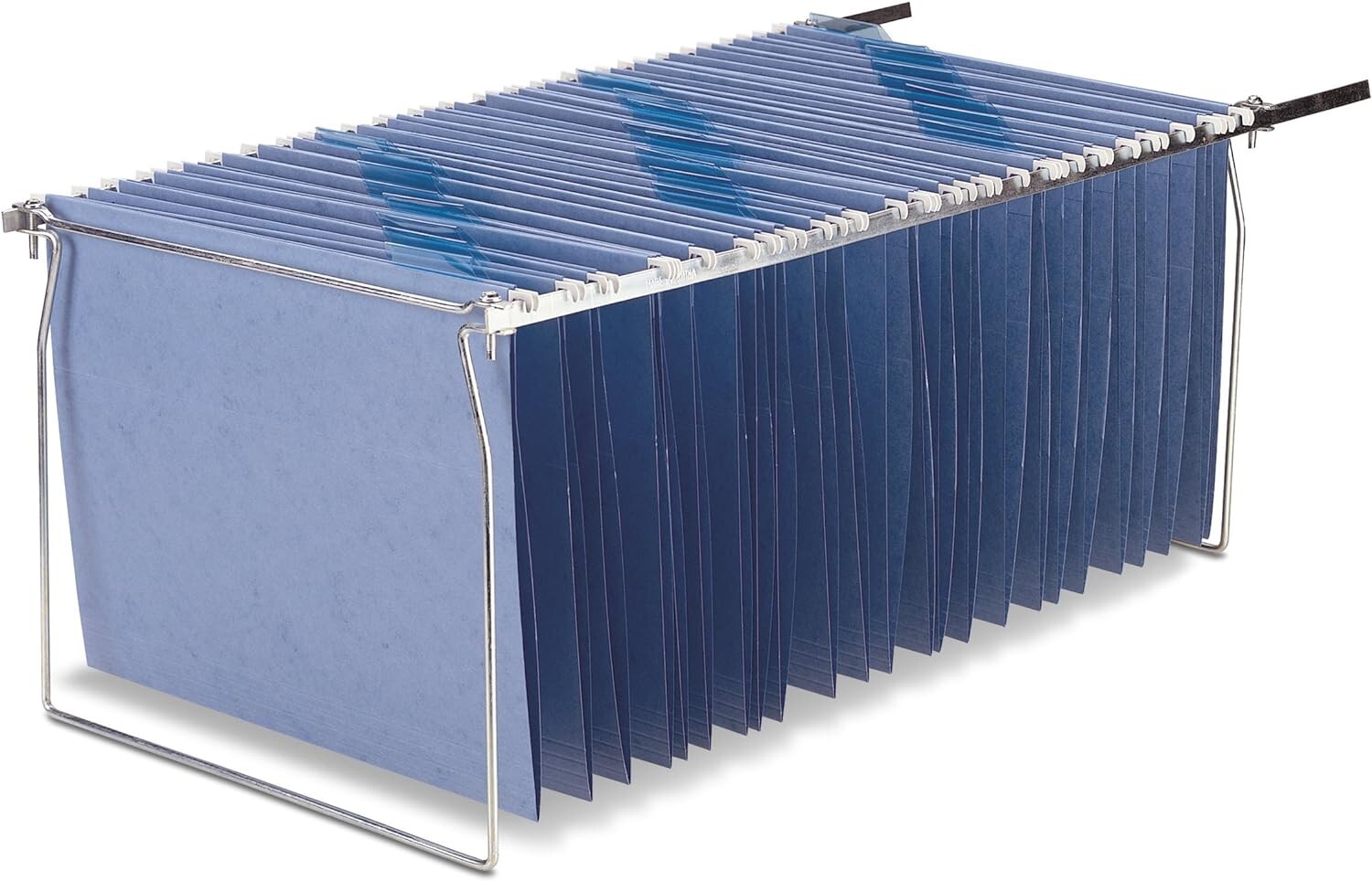 2 Pcs Letter Size Steel Hanging Hang File Folder Frame For File Drawers Cabinets