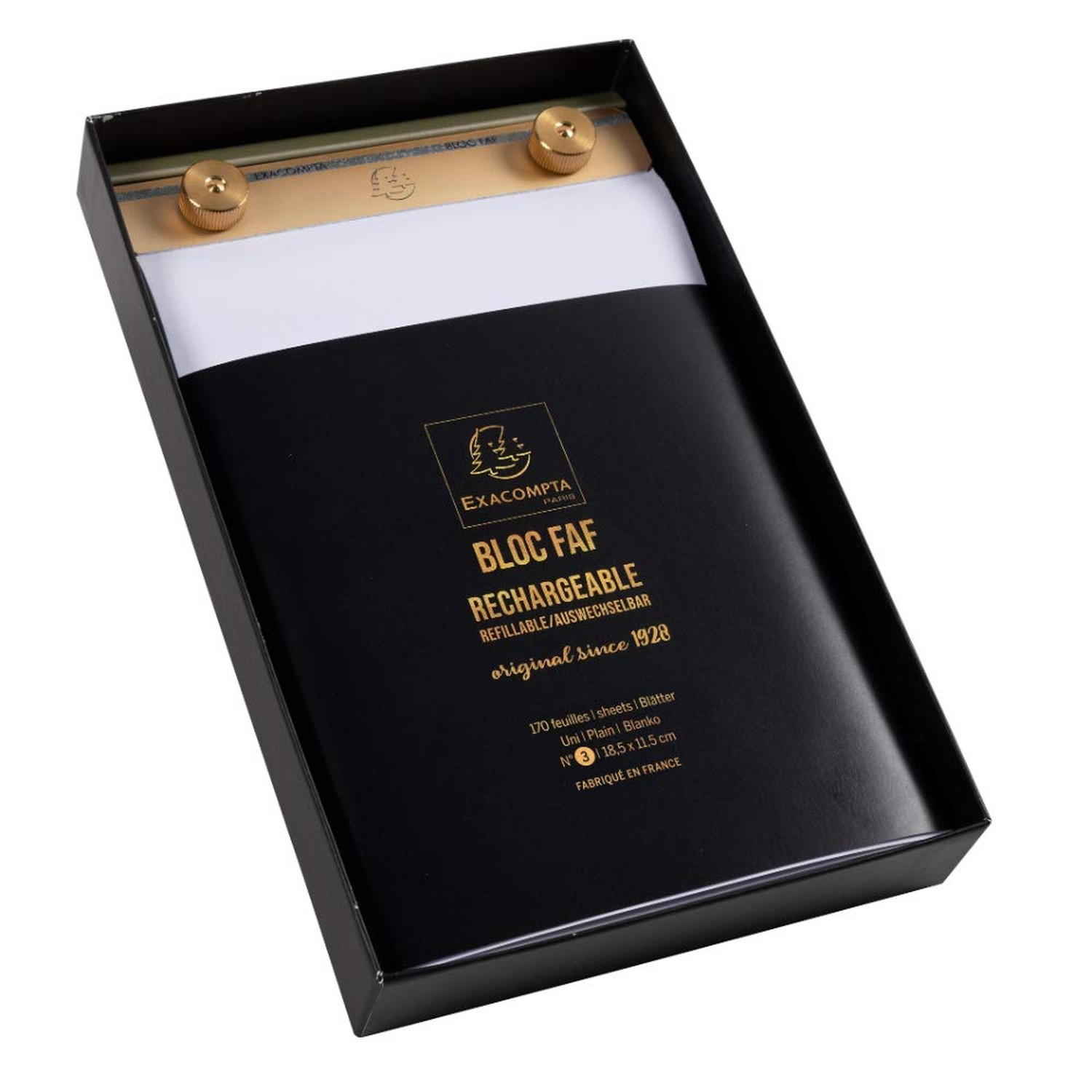 Exacompta – Ref 12113E – FAF Desk Pad No.3-185 x 115mm in Size, Refillable wi…