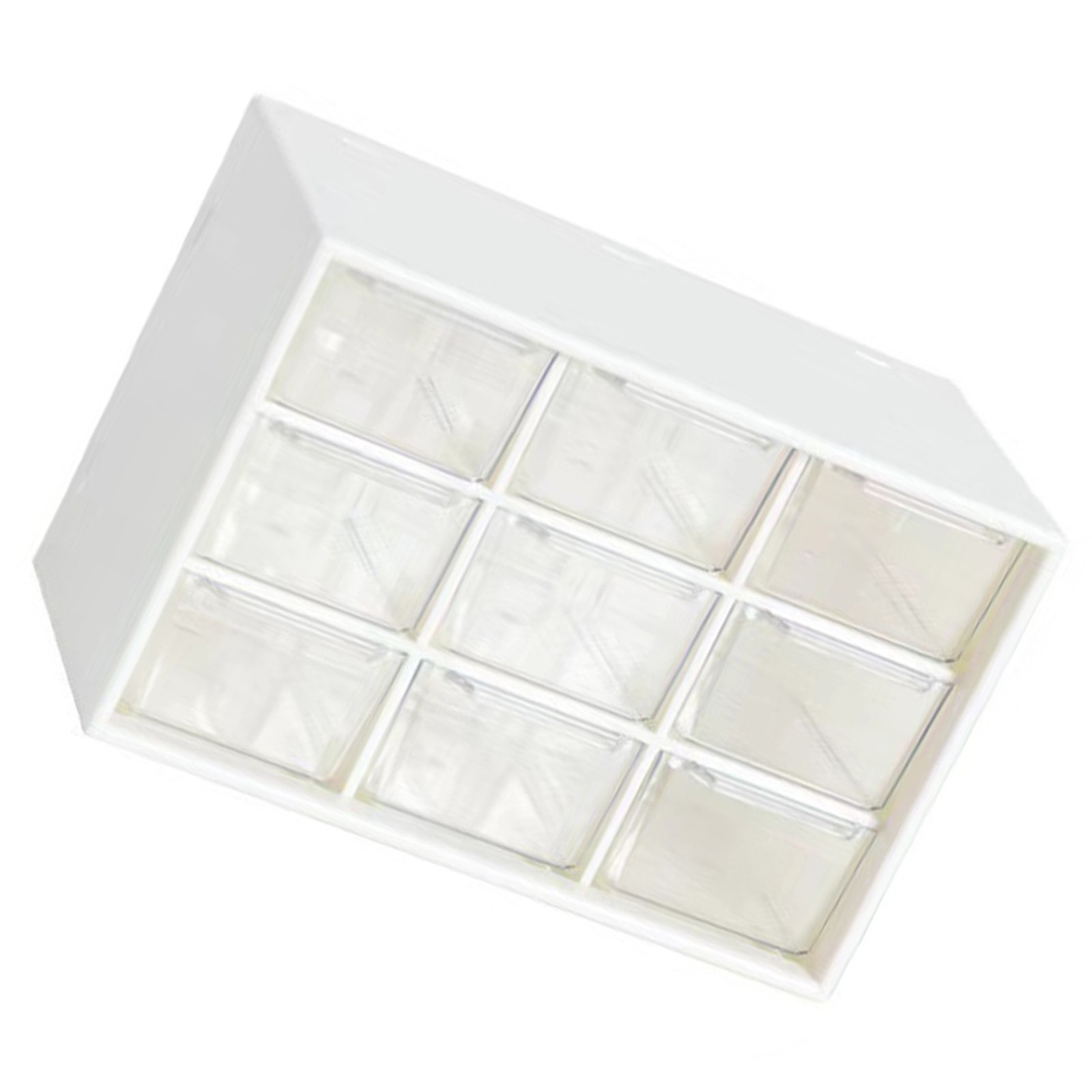 9 Drawer Dustproof Desk Organizer For Jewelry Makeup Office Trending