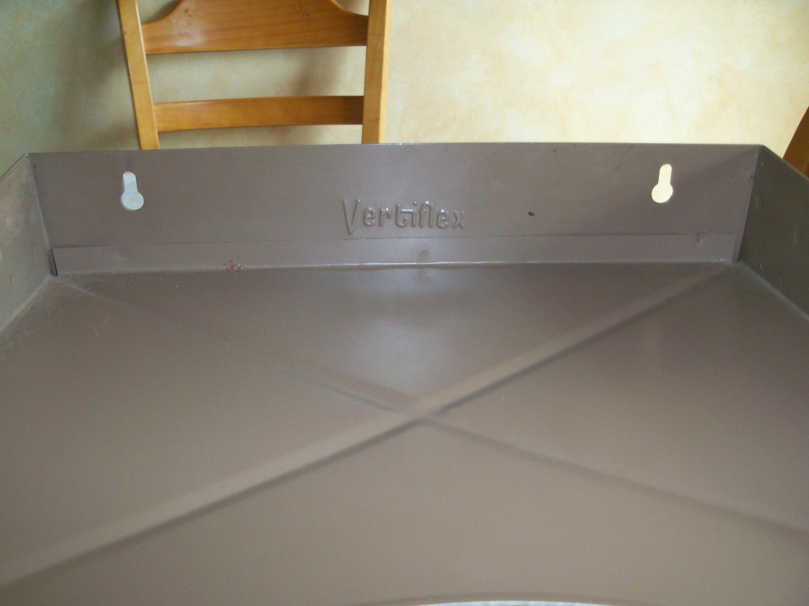 Nice VTG VERTIFLEX Industrial Metal Desk Paper Tray Organizer 5 Tier Slot File