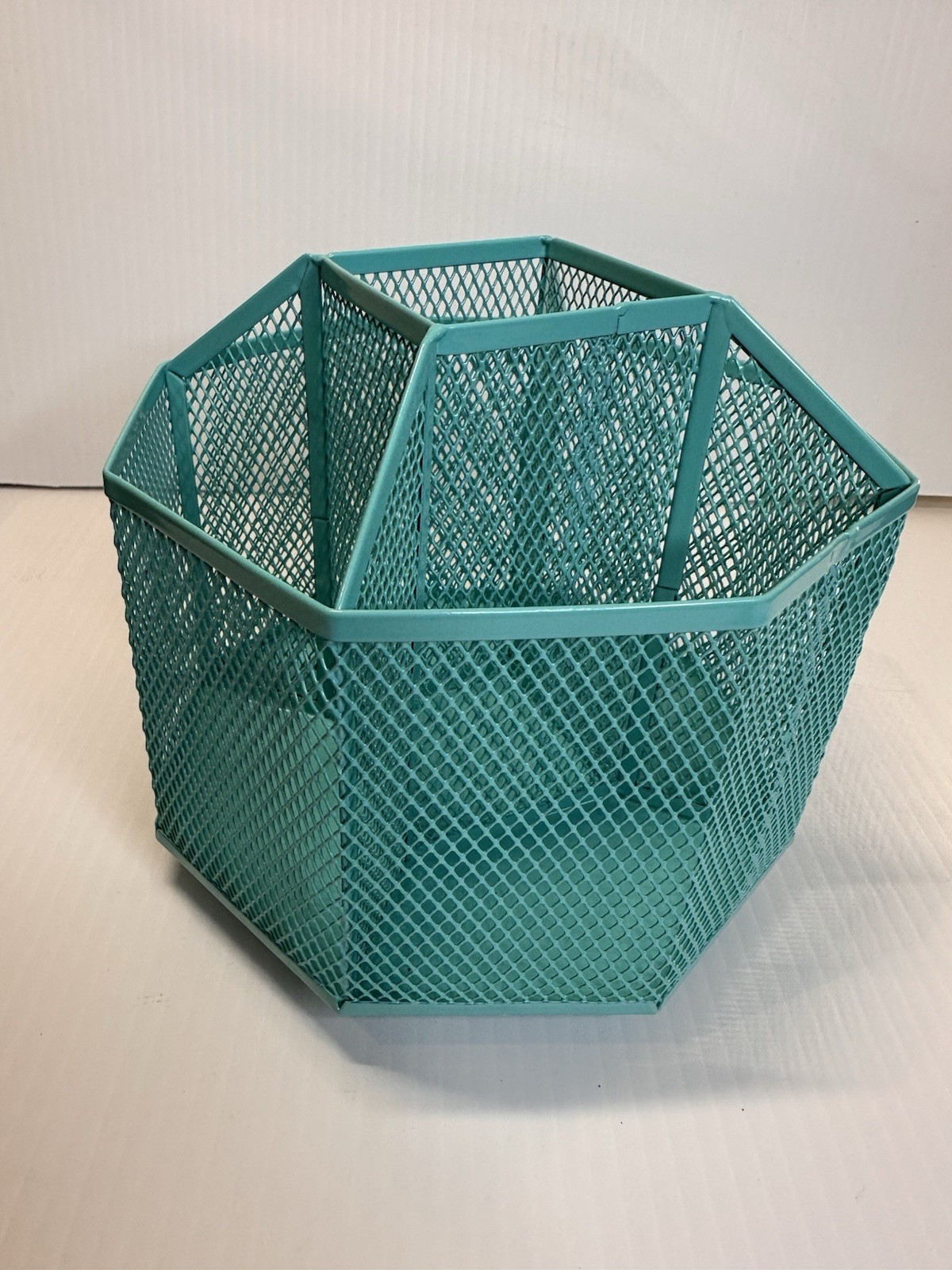 New Annova Desk Organizer Metal Mesh Swivel Pen Holder