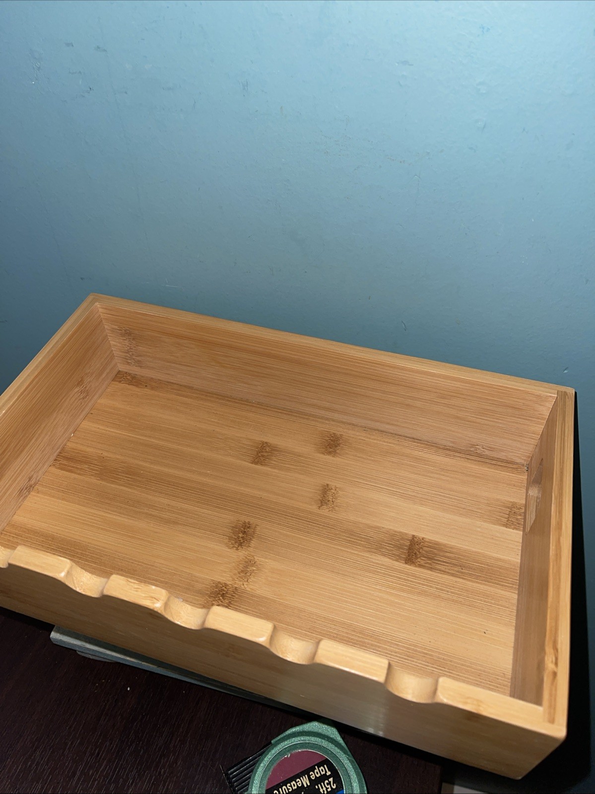 2 Piece Bamboo Desk Set Up To 5 slot Charging Station Pencil/Mail Holder 449