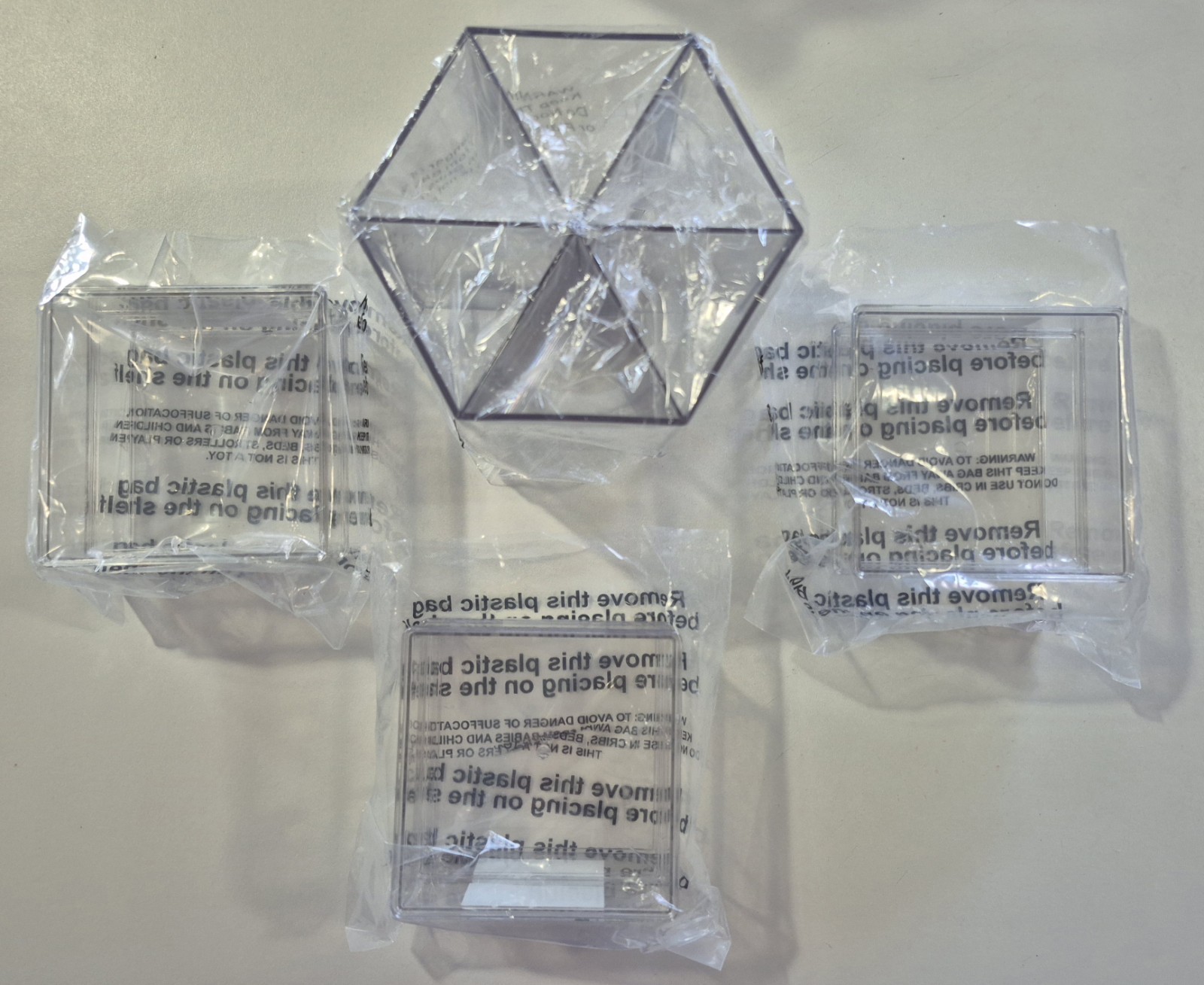 7 Pieces Clear Desk Organization Set