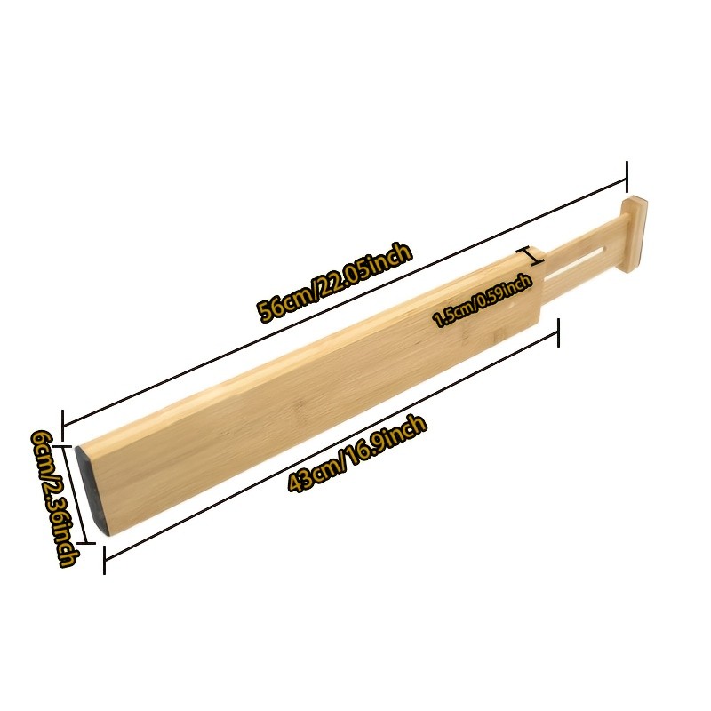 4pcs Drawer Dividers Spring Loaded Expandable Adjustable Organizers Separator