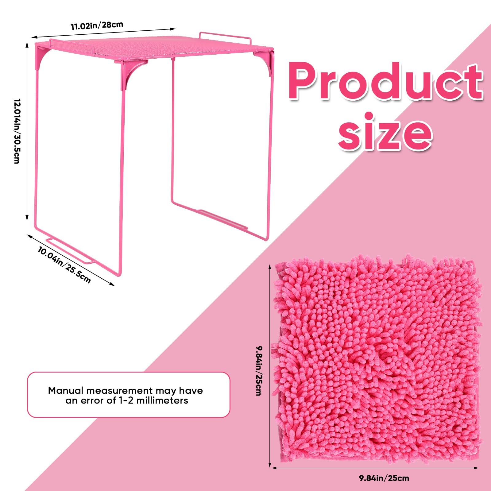 Locker Organizer Shelf Carpet Decorating Kit School Office Pink Accessory Set