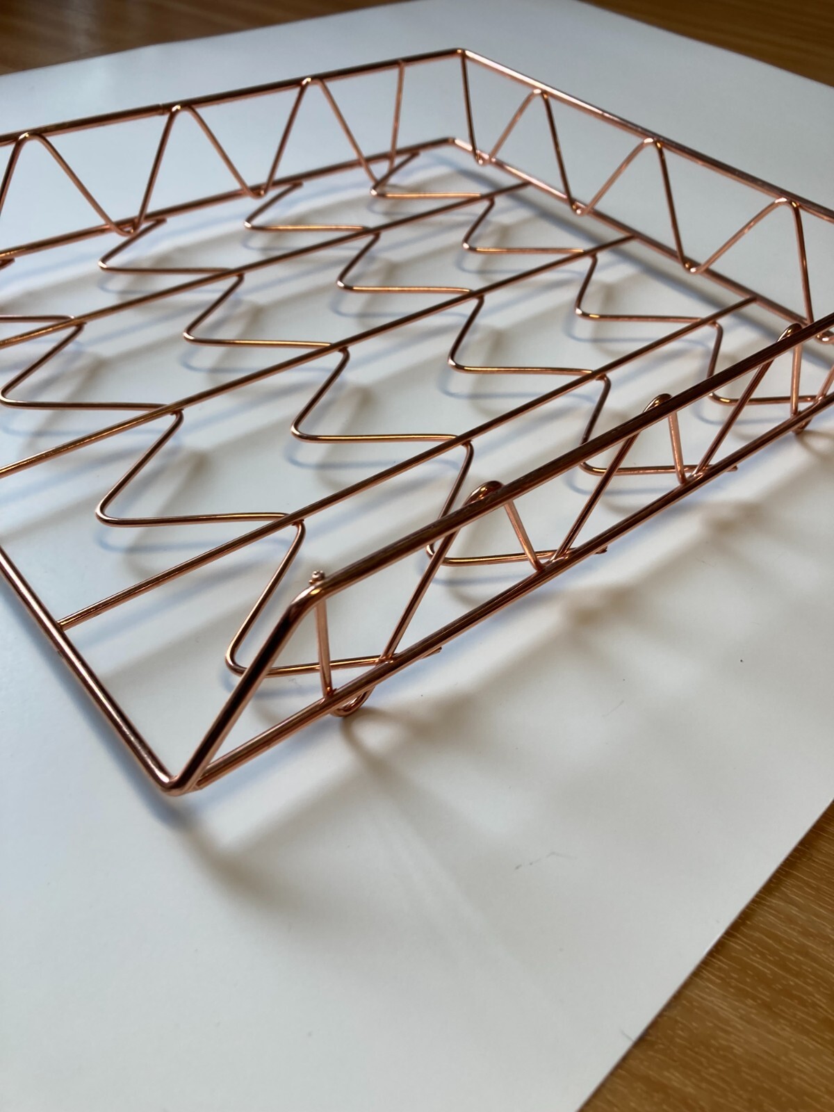 Rose Gold Desk Organizers Office Set Metal