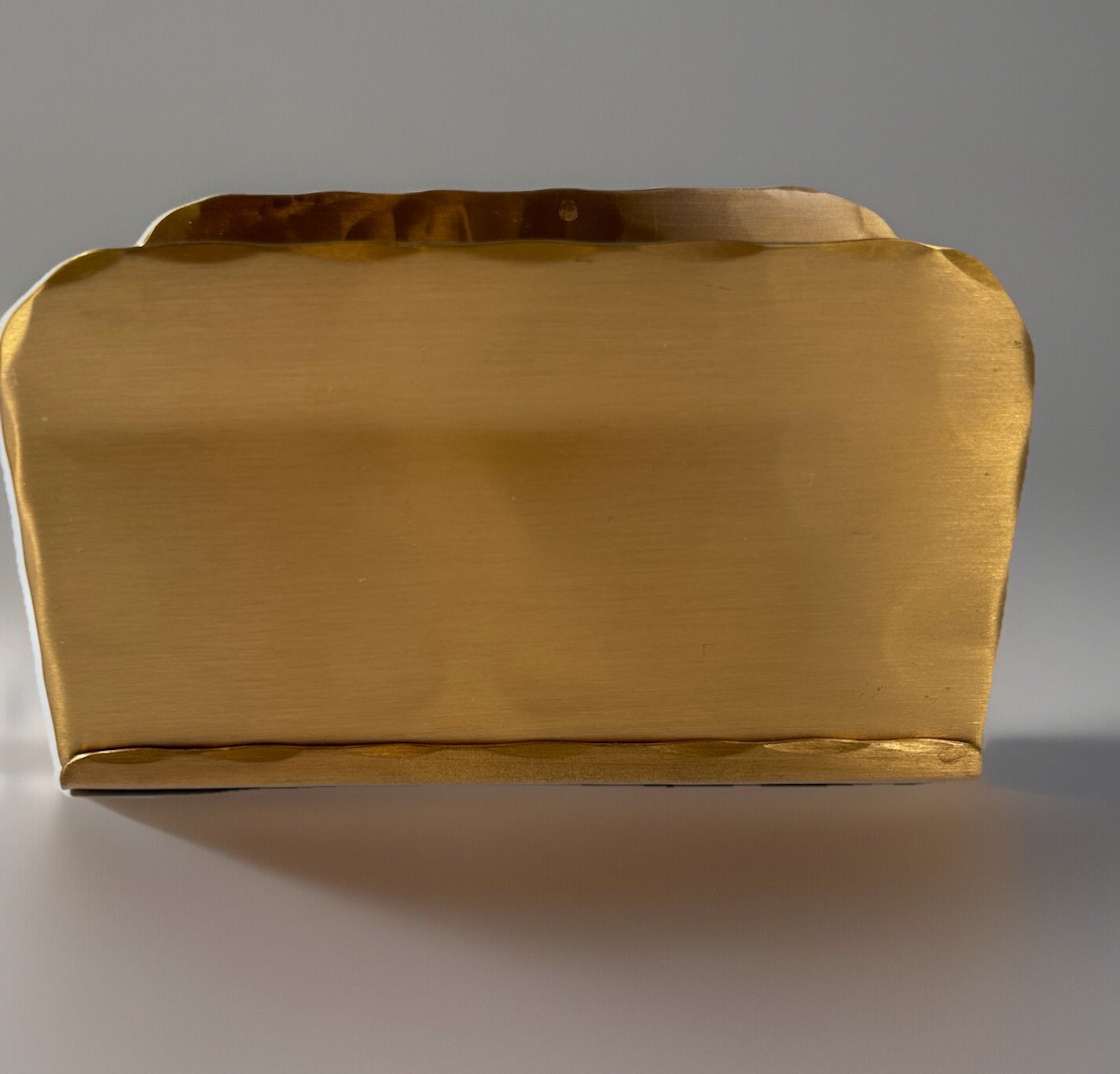 Bronze Mail Letter Pencil Holder Hammered Brass Handmade By Natale Rossi Eagle