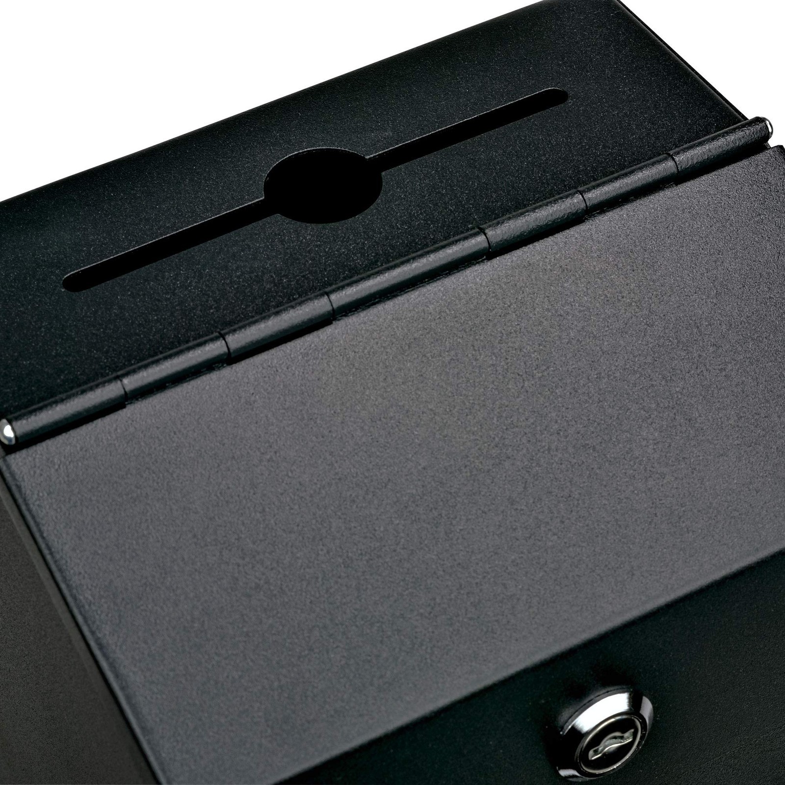 Mail Boss Locking Steel Suggestion Key Drop Black 8100