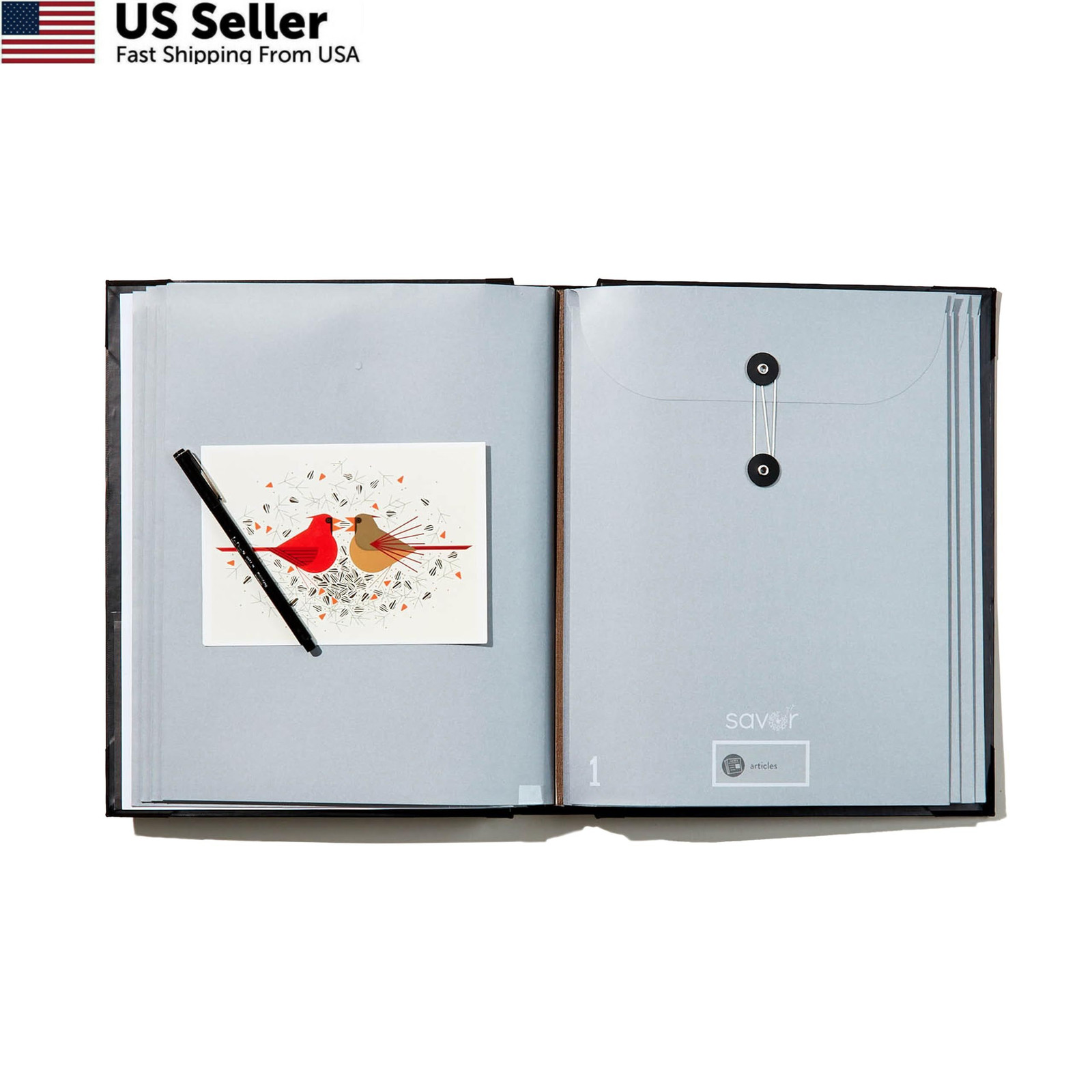 The Folio® Important Document Organizer by Savor | Organizer, Black