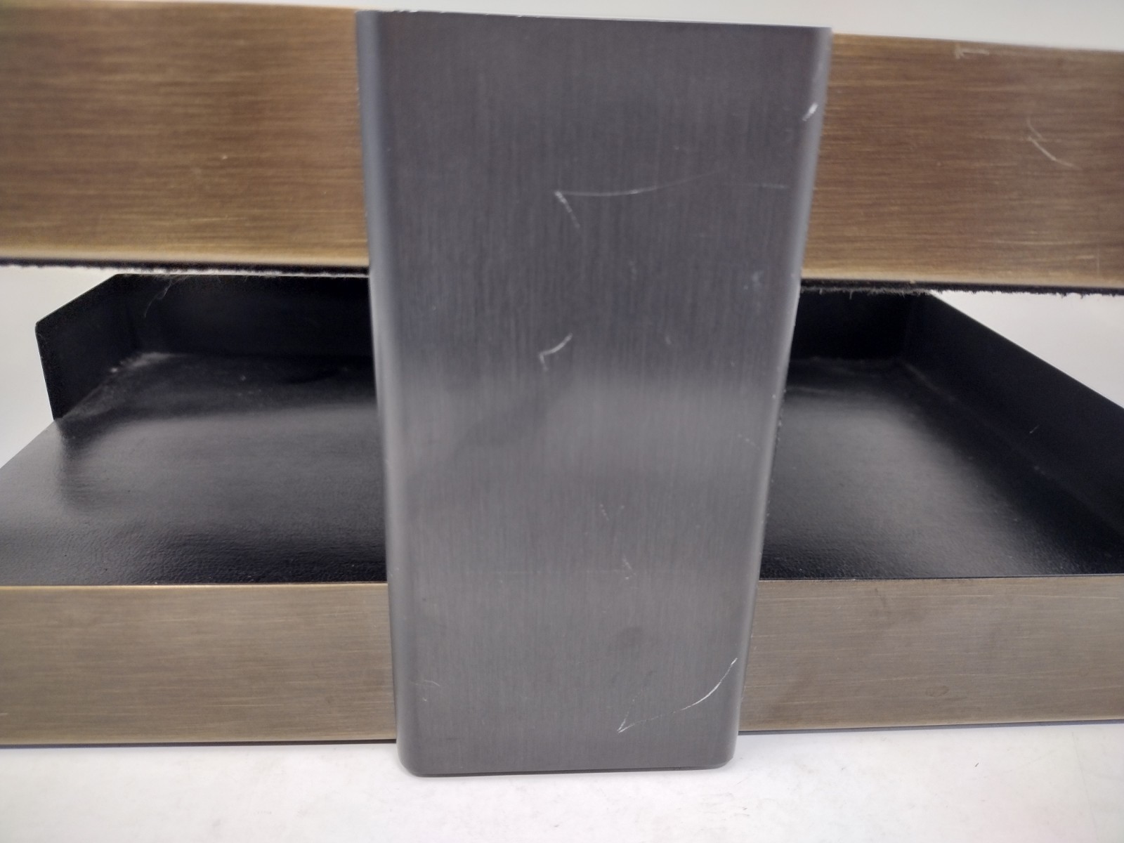 MCM Smith Metal Arts / McDonald Double Letter Paper Desk Tray