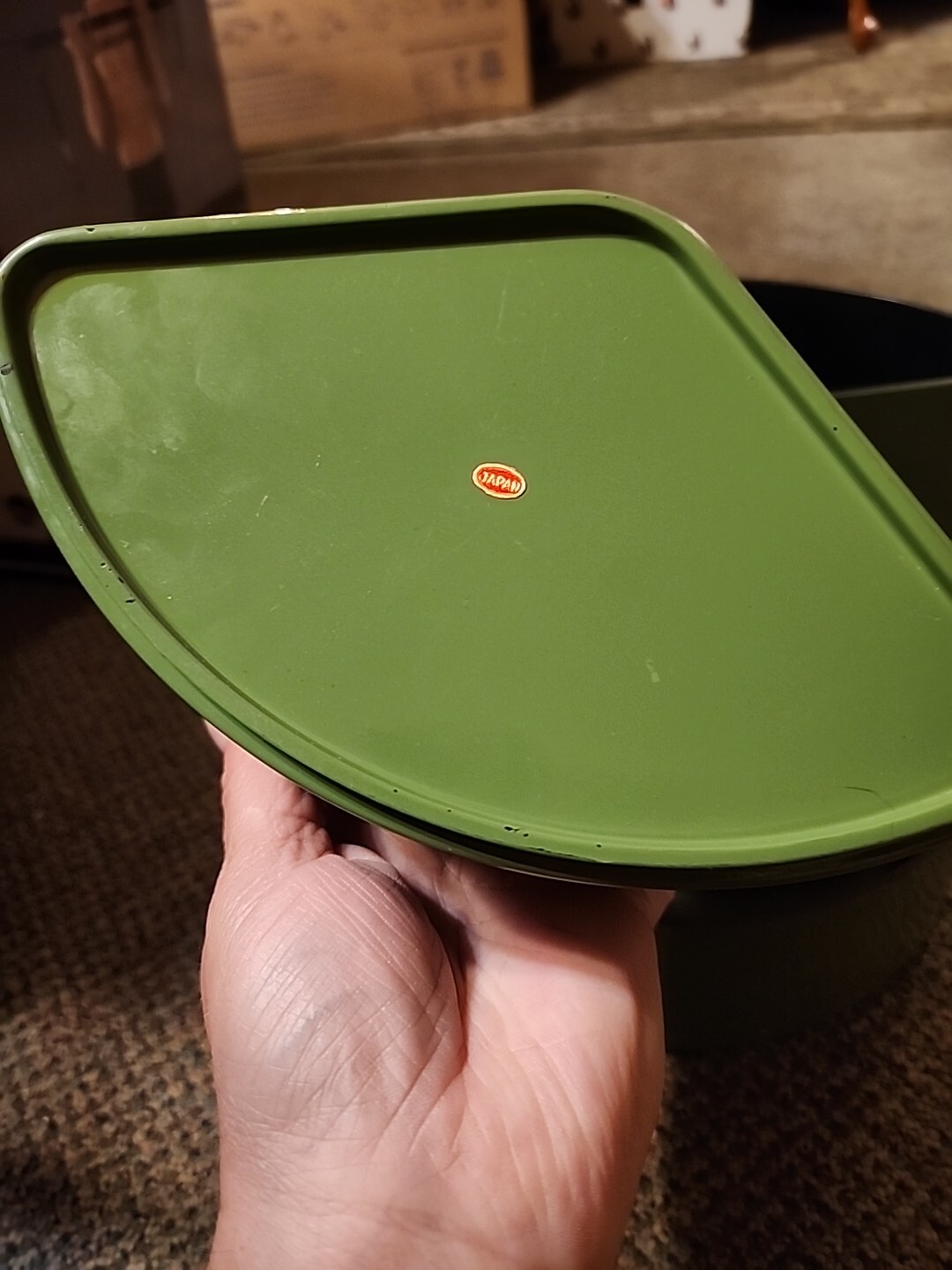 Japanese Retro MCM Office 4 Part Green Rare Multi Functional Desk Organizer