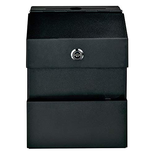 Mail Boss Locking Steel Suggestion Key Drop Black 8100