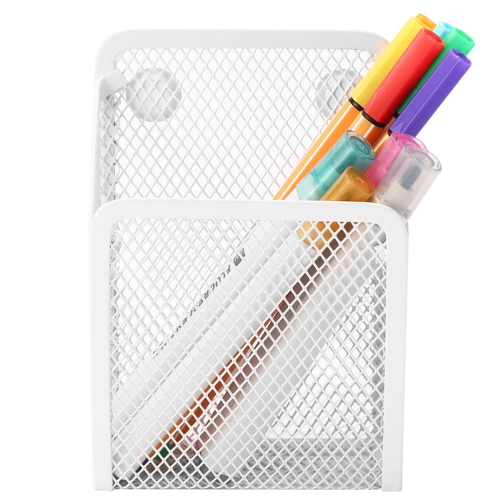 Stainless Steel Magnetic Pen Pencil Holder Storage Organizer for Fridge