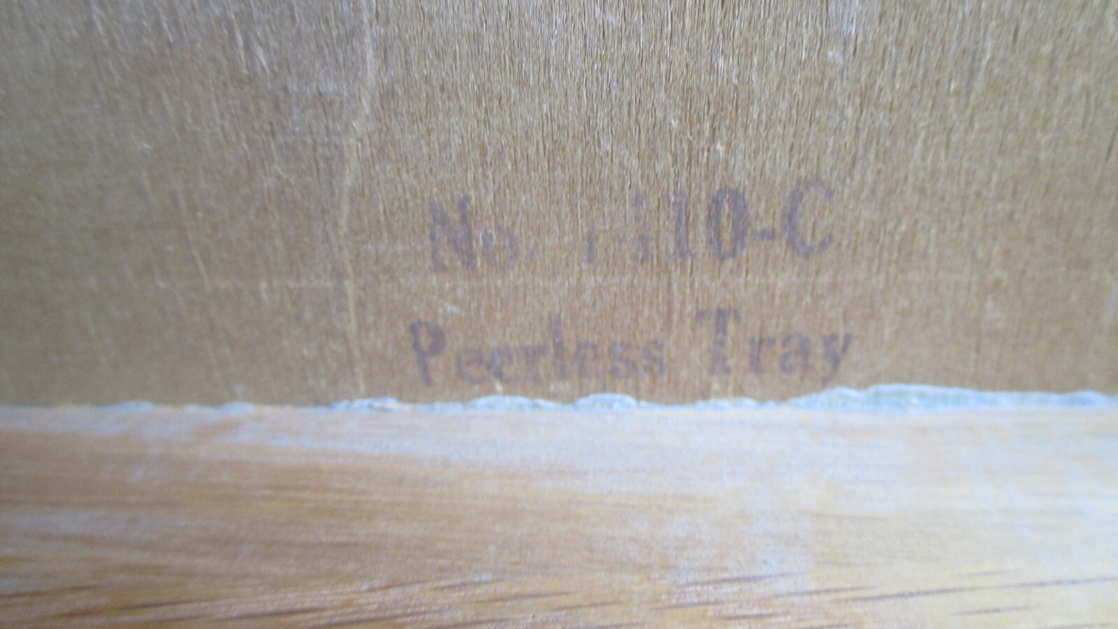Vintage Globe Wernicke Wood Index Card File Box No 7410-C Peerless Tray