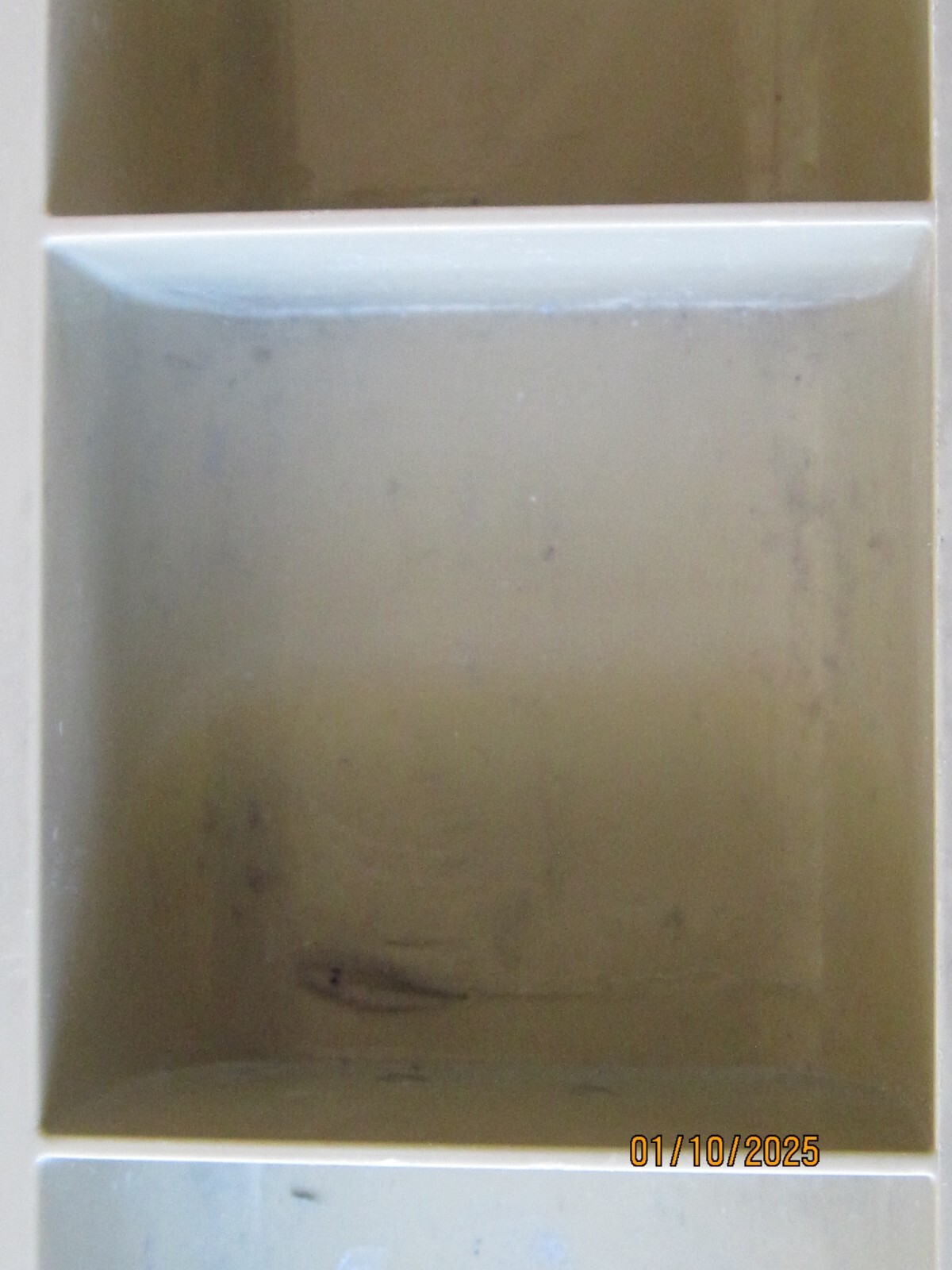 VINTAGE ELDON BEIGE DESK PENCIL DRAWER ORGANIZER TRAY CATCH-ALL