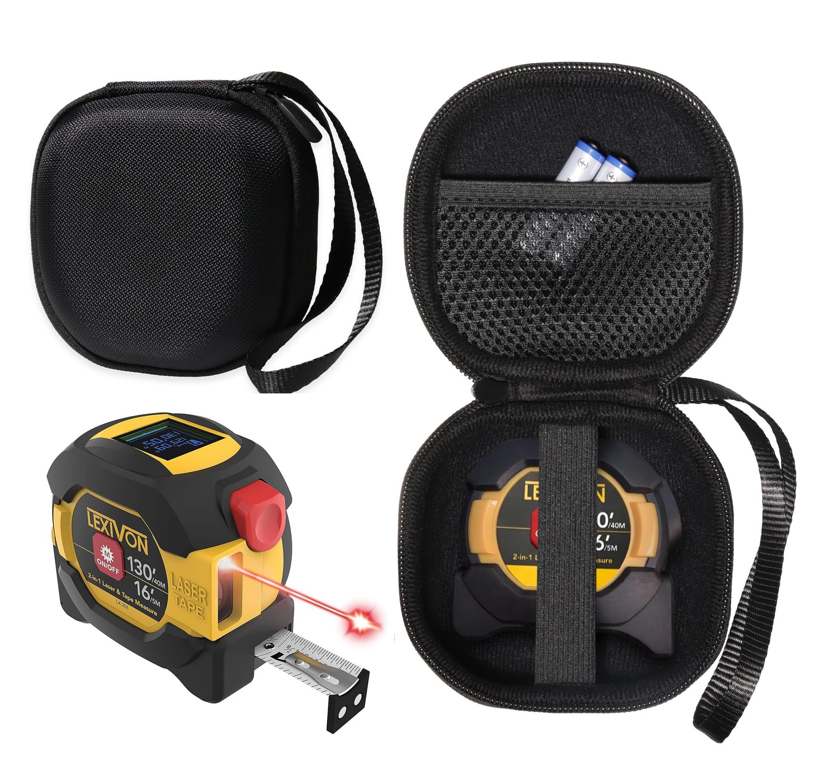 Getgear Laser Distance Measure Case for LEXIVON 2 in 1 Digital Laser Tape Measur