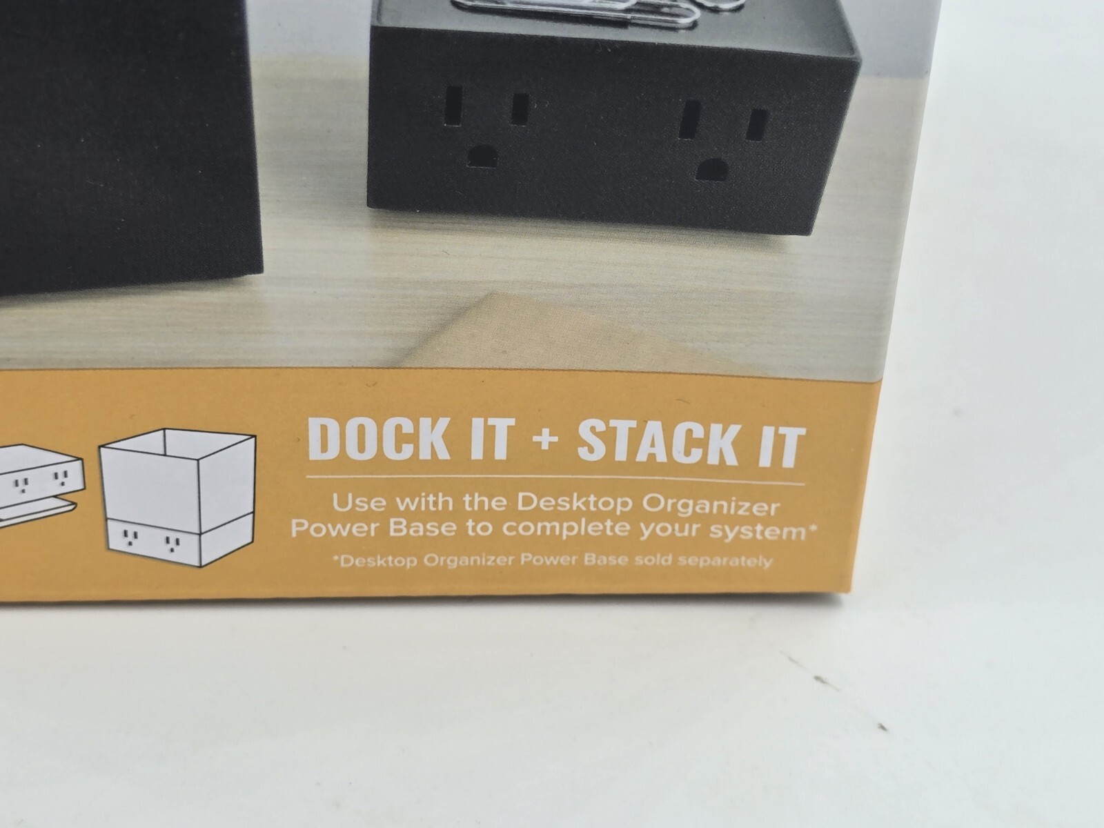 Bostitch Konnect Power Expansion Hub Desk Organizer, Pencil Cup – Black
