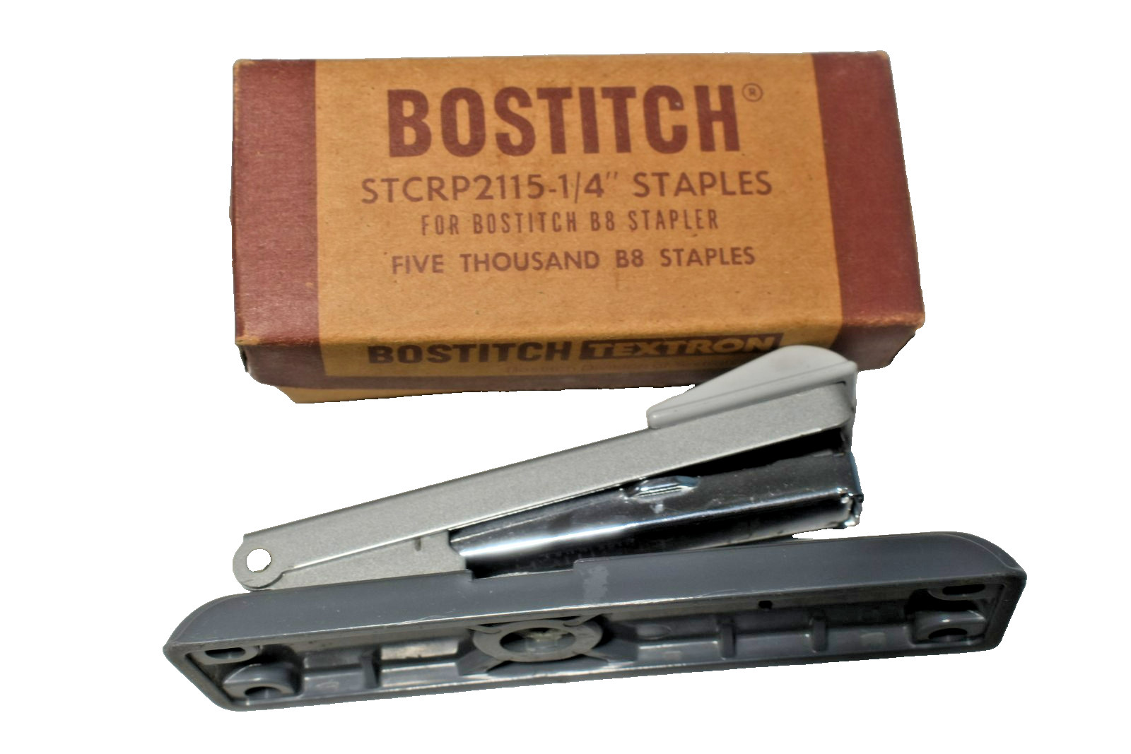 VTG Bostitch B8 Stapler 5 1/2″ Desktop/with Partial box staples