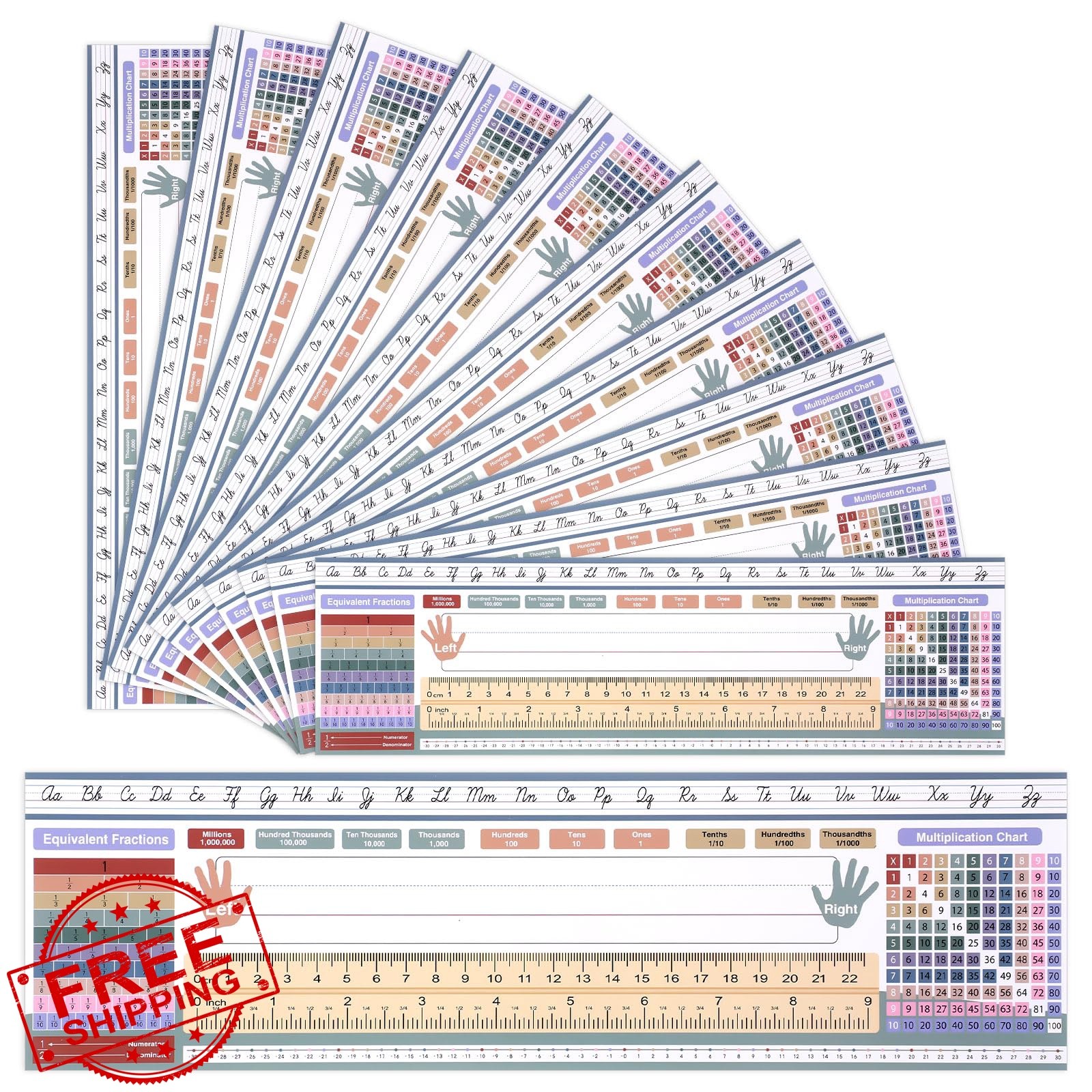 Humyoun Classic Nameplates Desk Tags 36 Pcs