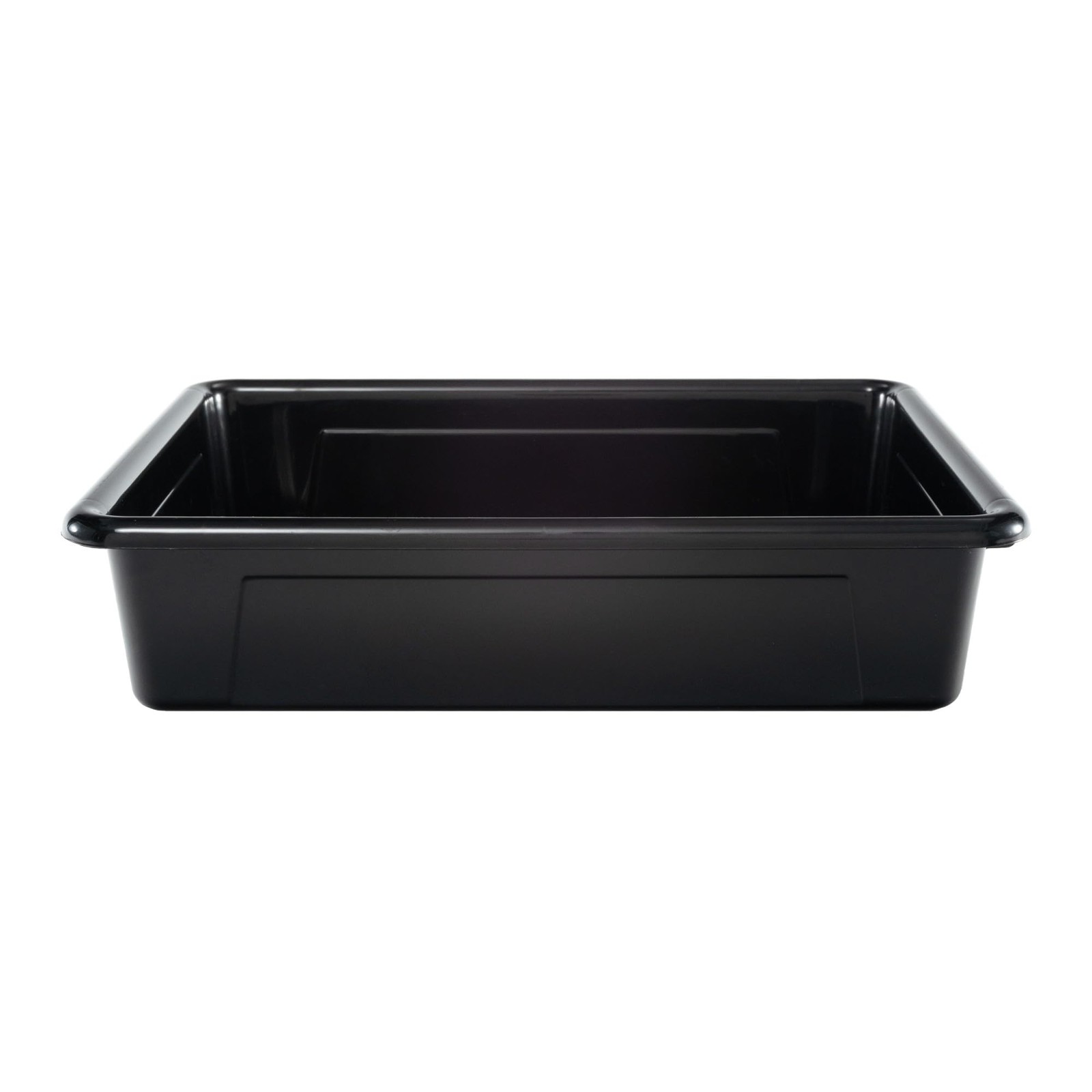 Storage Tray, Letter Size, 10 x 13 x 3 Inches, Black (1 Tray only)