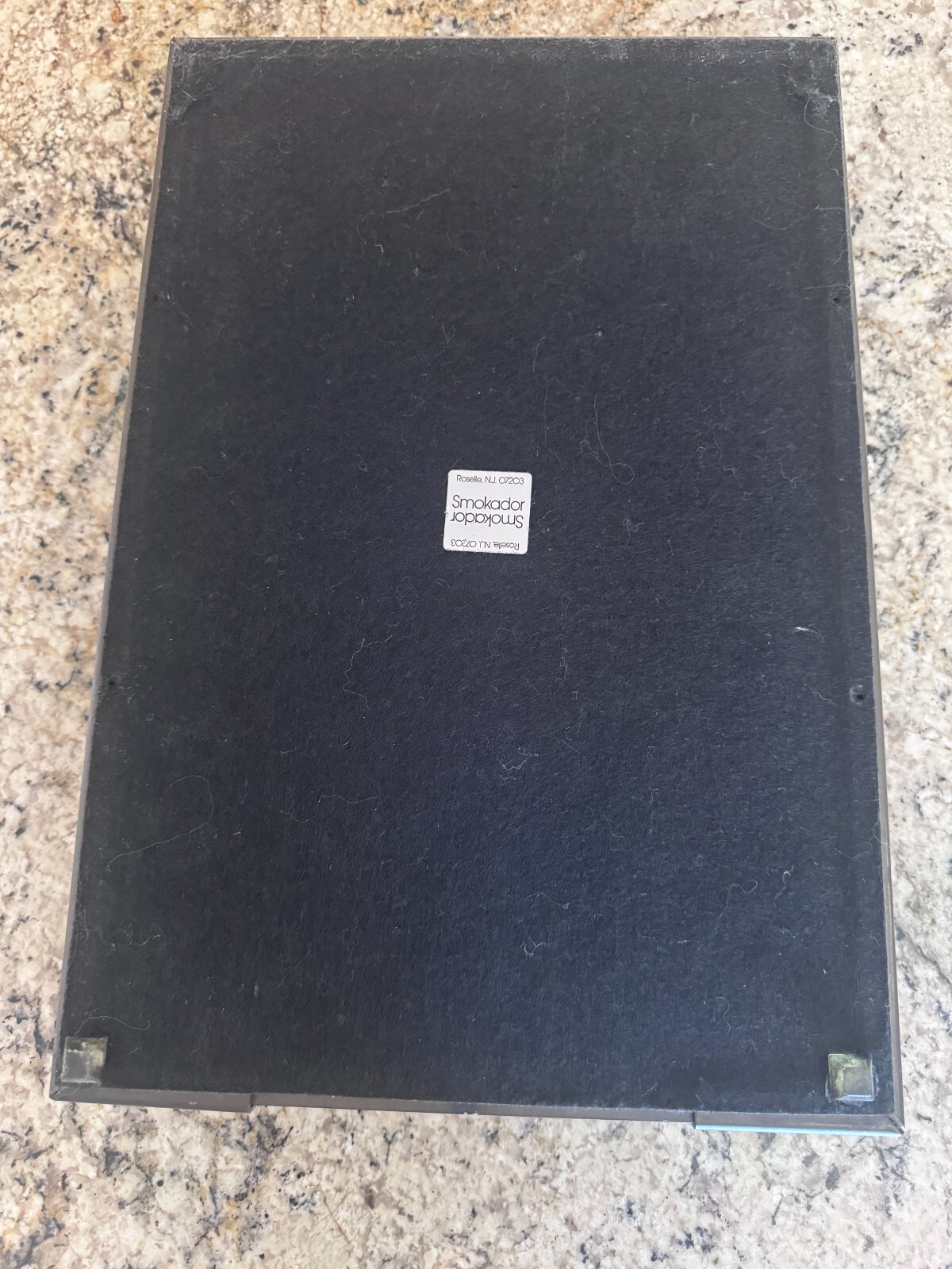 Vintage Smokador Office Letter Tray Organizer Brushed Brass 1970’s 15″x10.5″x2″