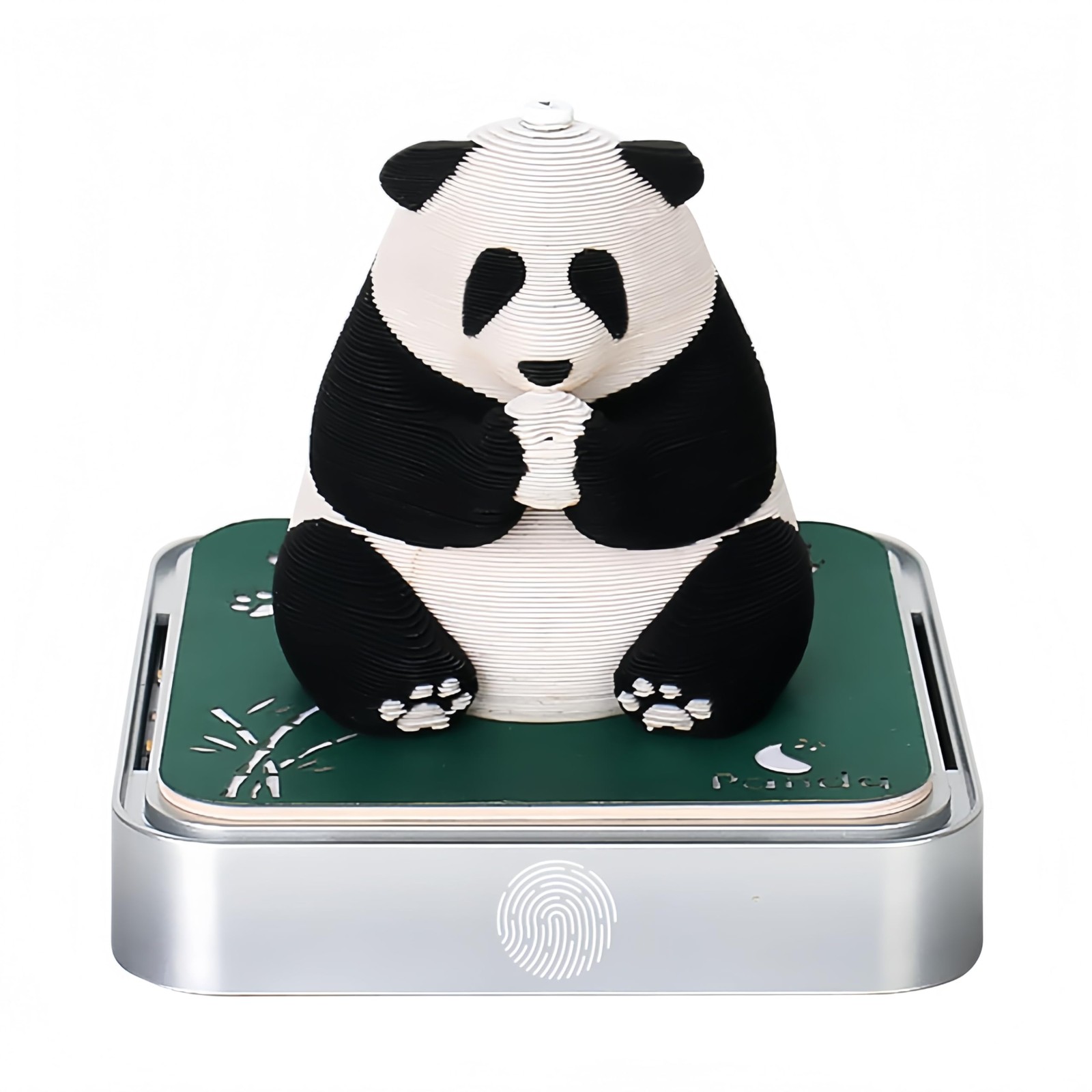 3D Calendar 2026 Memo Pad with LED Light | Tear-Away Paper Sculpture Panda