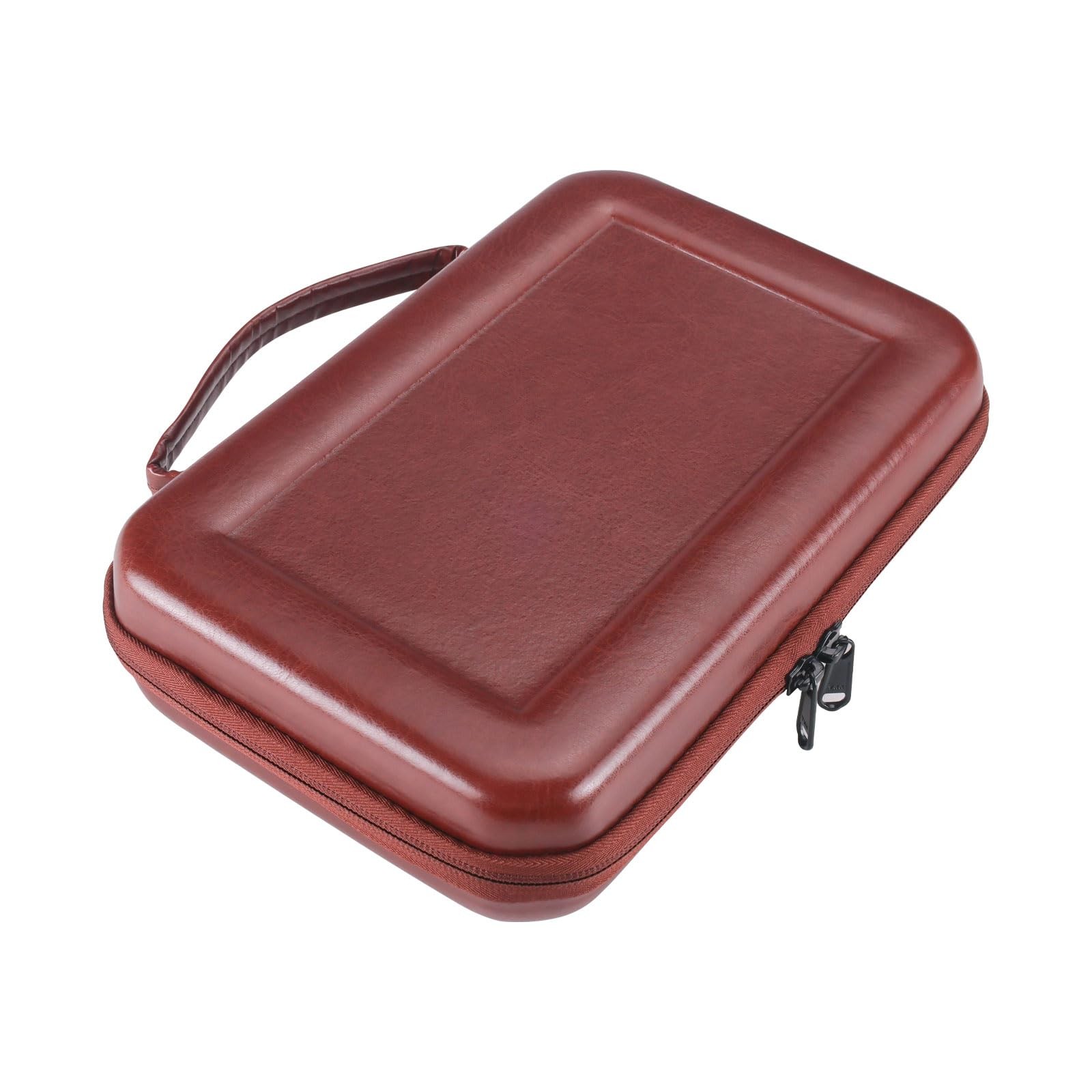 PU Leather 16 Slots pen case/boxes， Pencil Tray Case Organizer,Handmade Displ…