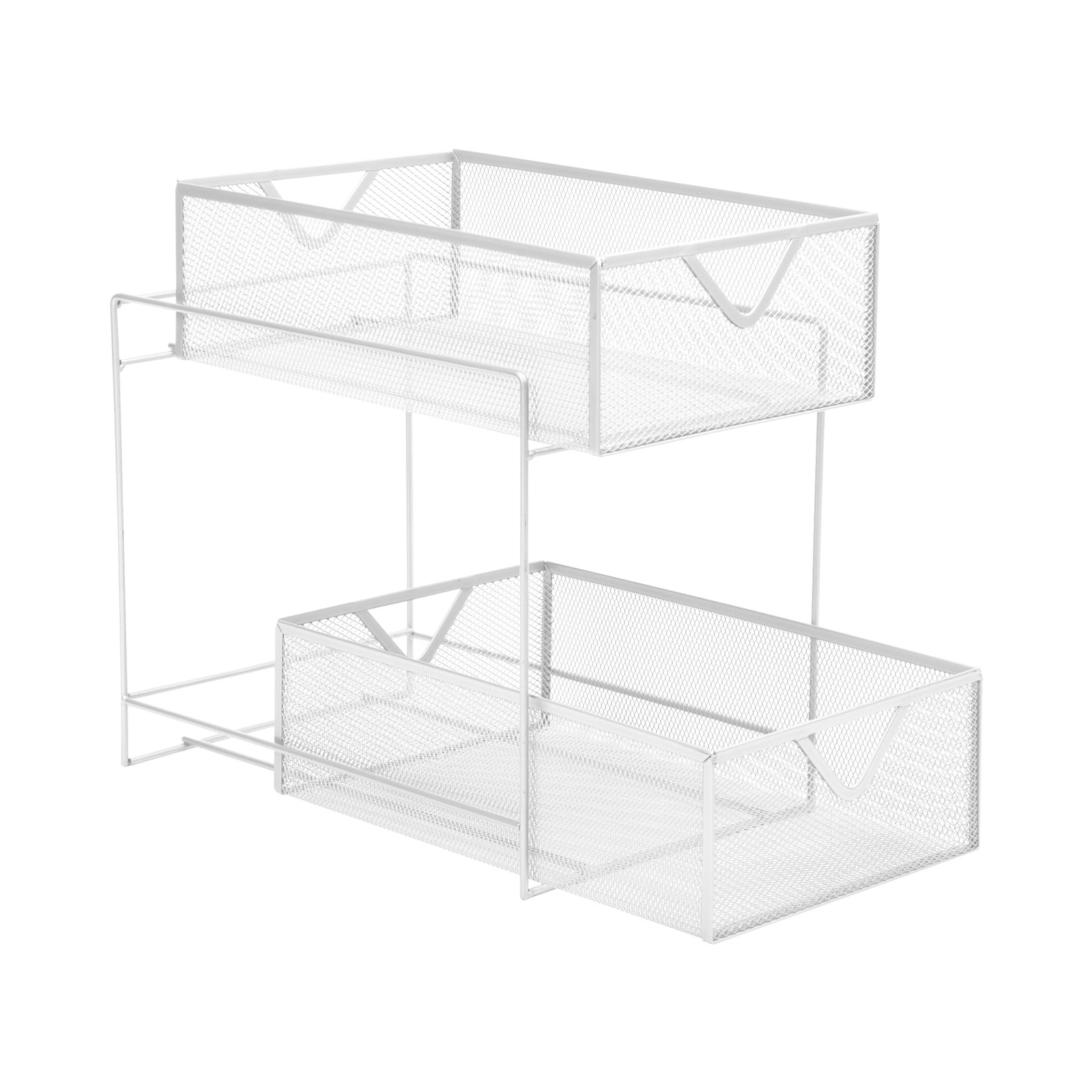 Mind Reader Accessory Organizer, Supply 8.25″ L x 12.5″ W x H, White