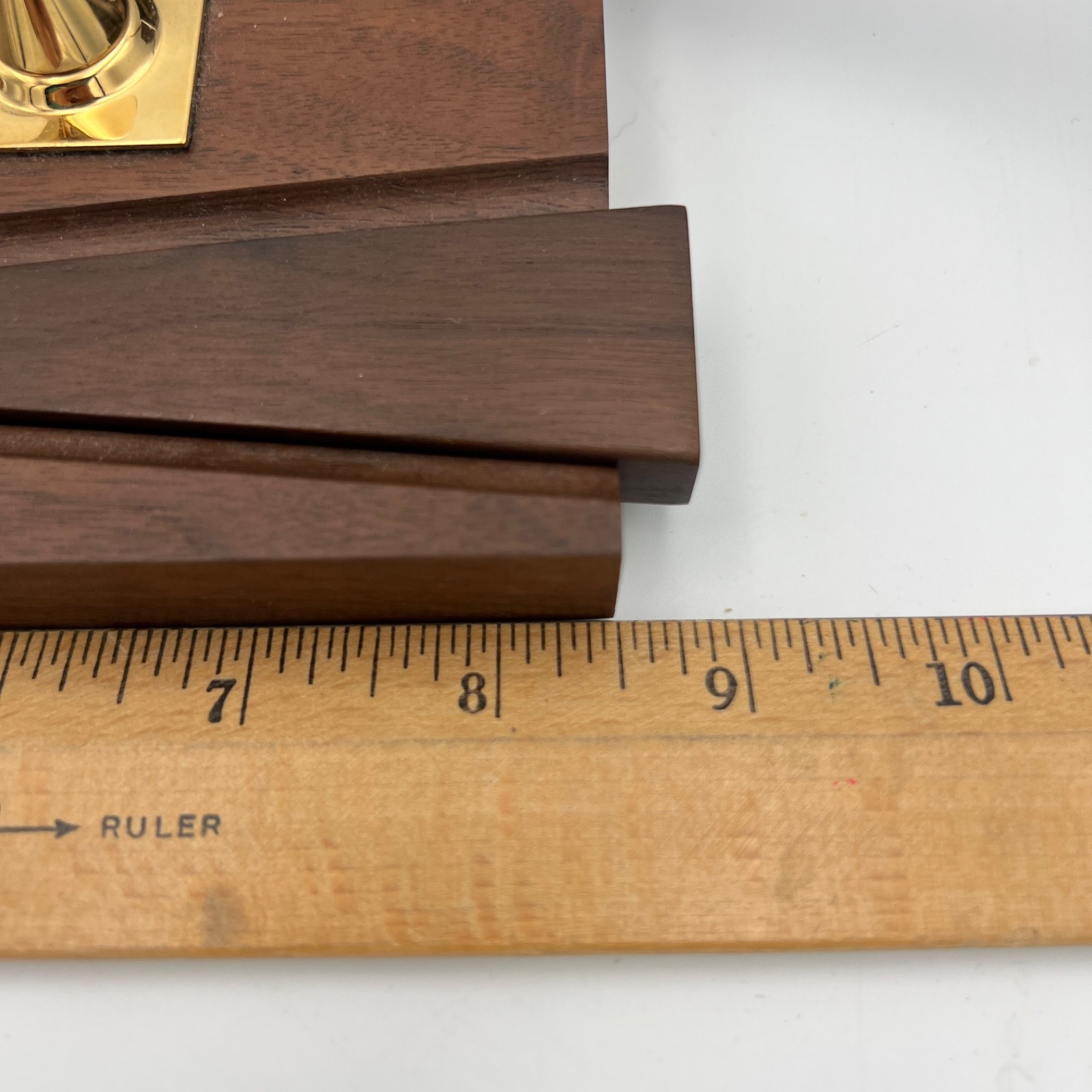 10 Years Executive Desk Pen & Letter Opener Josten’s American Walnut Collection