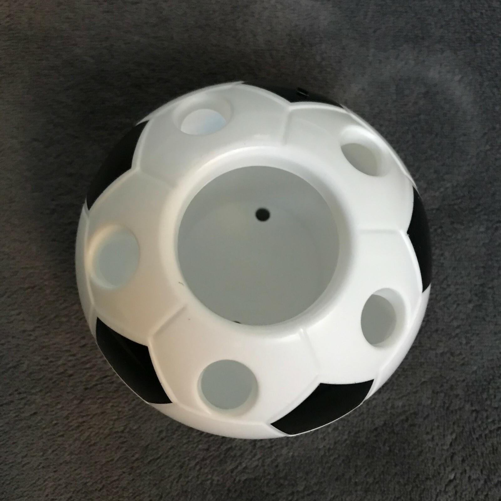 Best Brands Black &White Lightweight Easy To Clean Soccer Ball Pencil Cup Holder