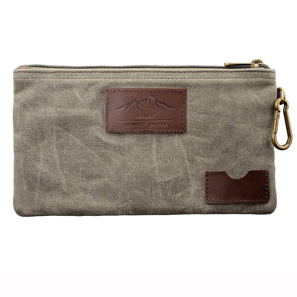 All Purpose Utility Zipper Pouch, EDC Organizer, Water Resistant, Durable Wax…
