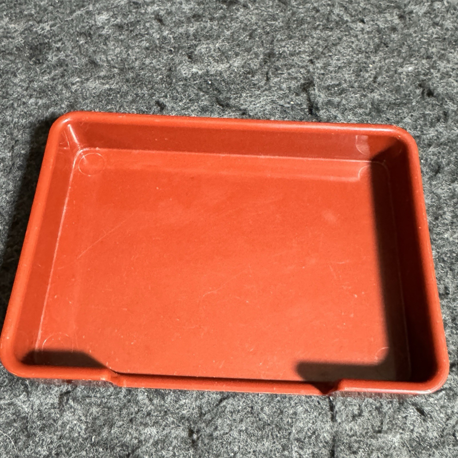 VTG MCM Smokador Memo Box No-205 Small Burnt Orange Retro Rare