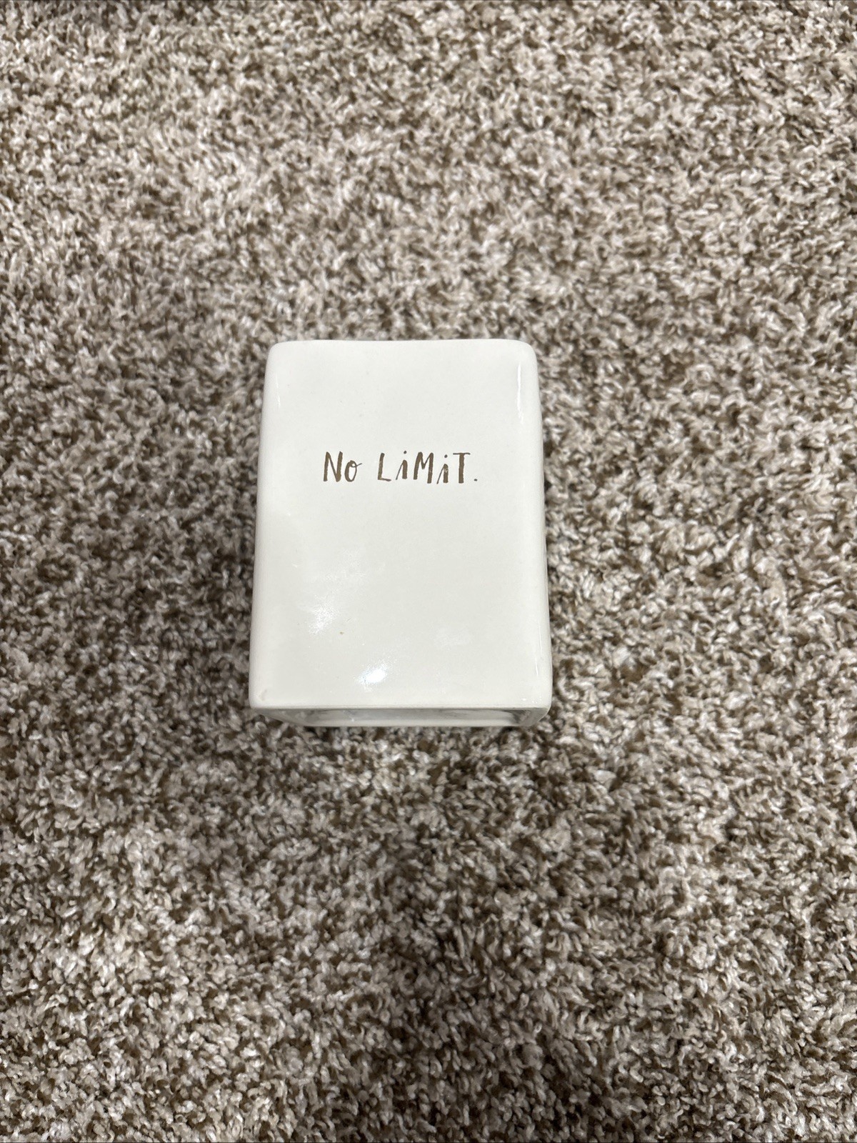 Rae Dunn Office Desktop Pen/Pencil Holder “No Limit”