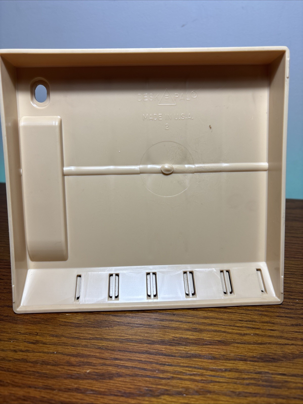 Vintage MCM Retro DESK PAL Tabletop Office Organizer Paper Mail Pens Coins