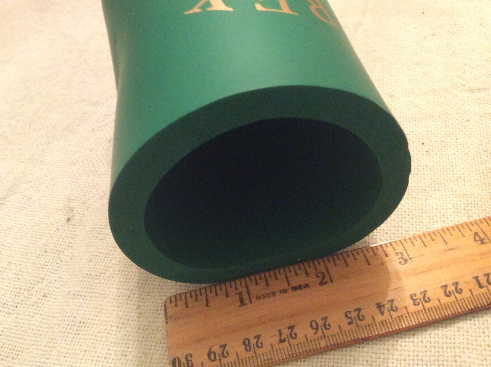 REX crown green pen pencil holder desktop Mancave gift gold spellout