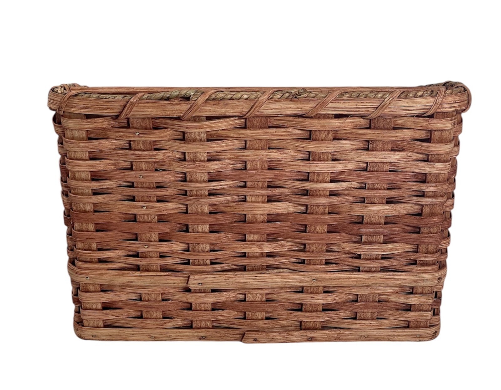 Amish Desk Organizer Handmade Mail Compartment Letter Organizer Woven Basket
