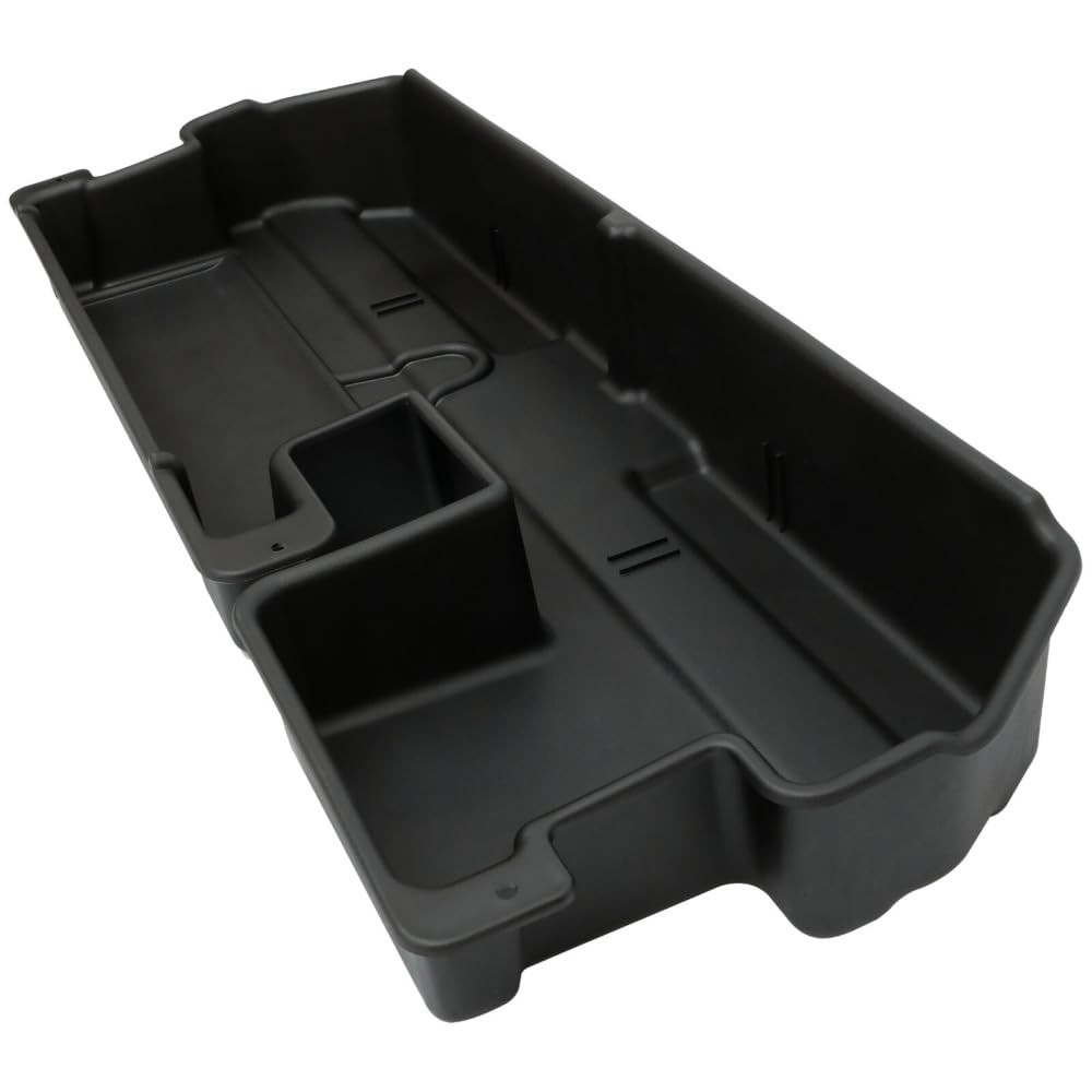 Toyota Tundra 2007-2020 Double Cab Under Seat Storage Box Plastic Black