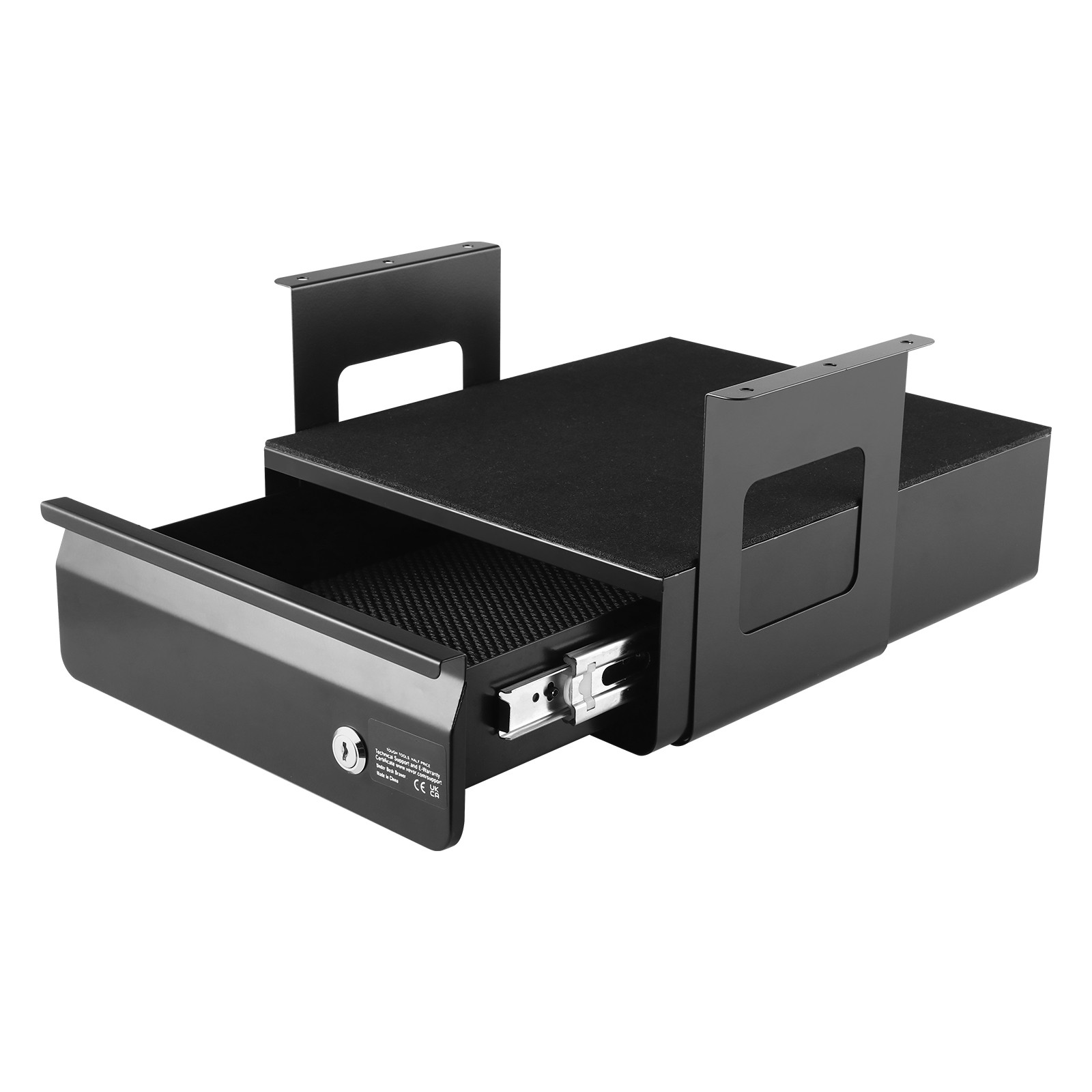 Uimoso 13 in Lockable Slide-Out Under Desk Drawer for Office and Home Use
