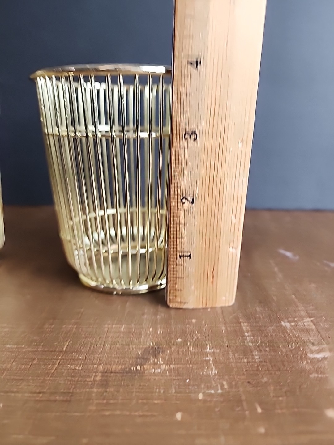 Threshold Pencil Cup Gold (from Target) Lot of 2