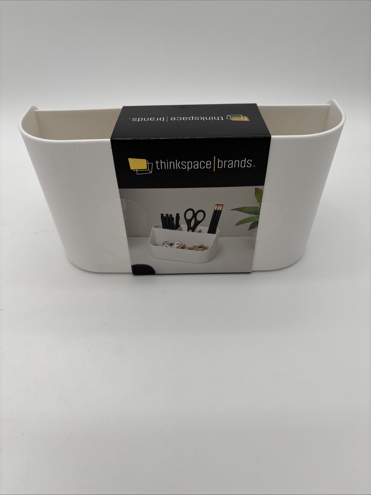 Thinkspace Desk Organizer 5 Compartment Storage White 7.5″x 4.5″x 4.1″, NEW