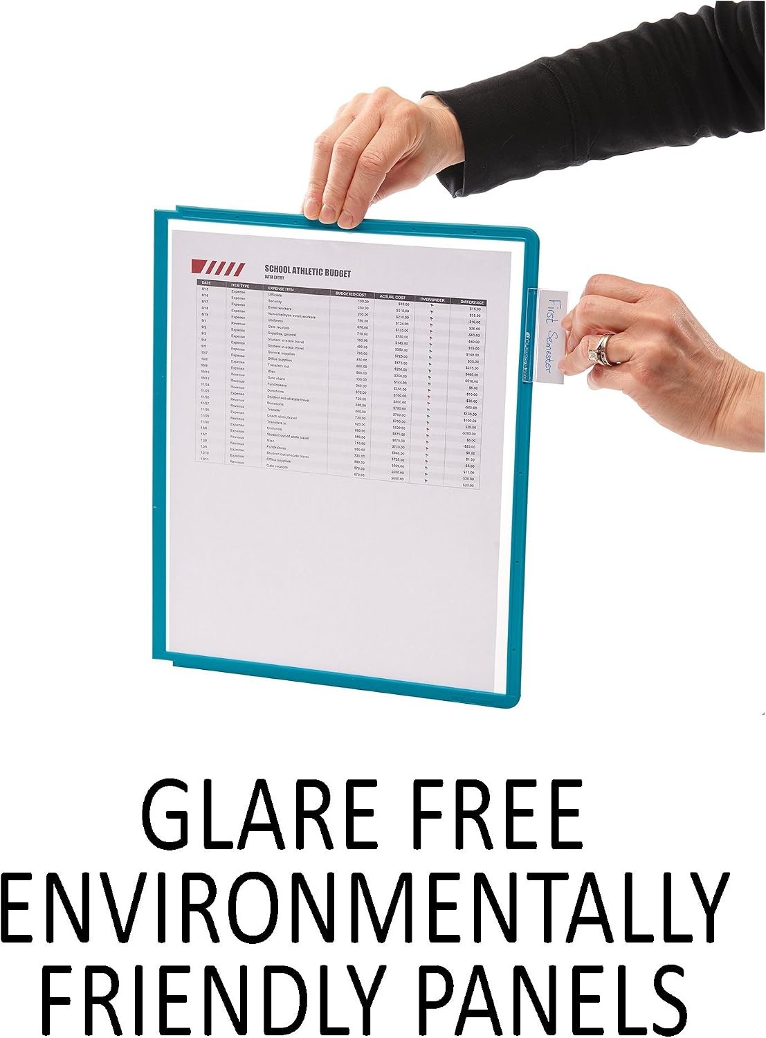 Desktop Reference System W/ 10 Double-Sided Panels Letter-Size 8.5″ x 11″ Inches